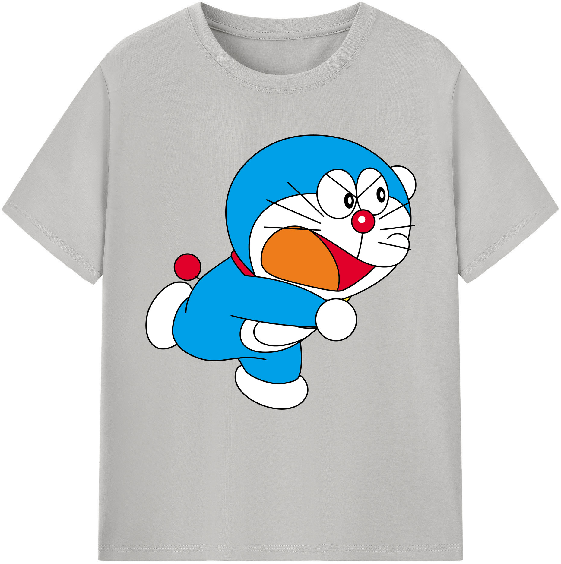 （画像用） ドラえもん Doraemon レディースカジュアルプリントTシャツ（綿100％）