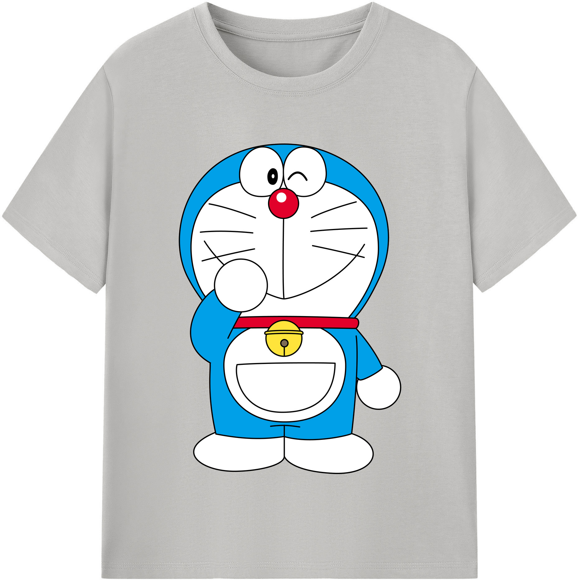 （画像用） ドラえもん Doraemon レディースカジュアルプリントTシャツ（綿100％）