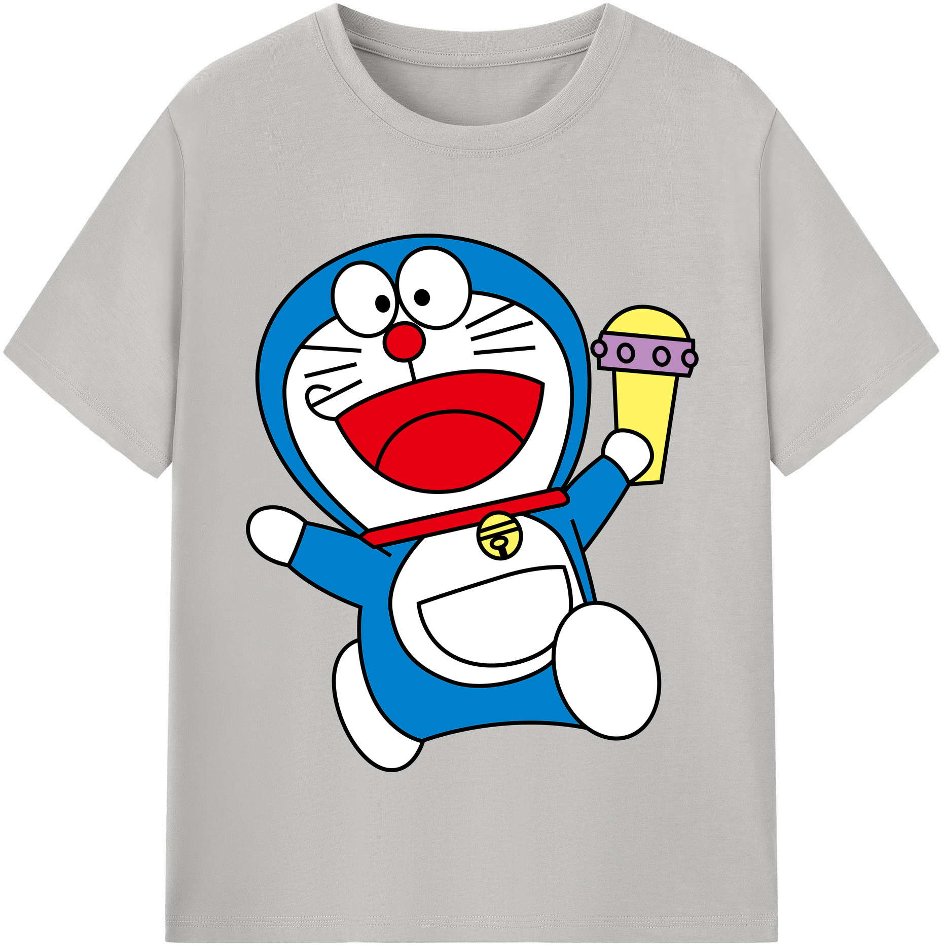 （画像用） ドラえもん Doraemon レディースカジュアルプリントTシャツ（綿100％）
