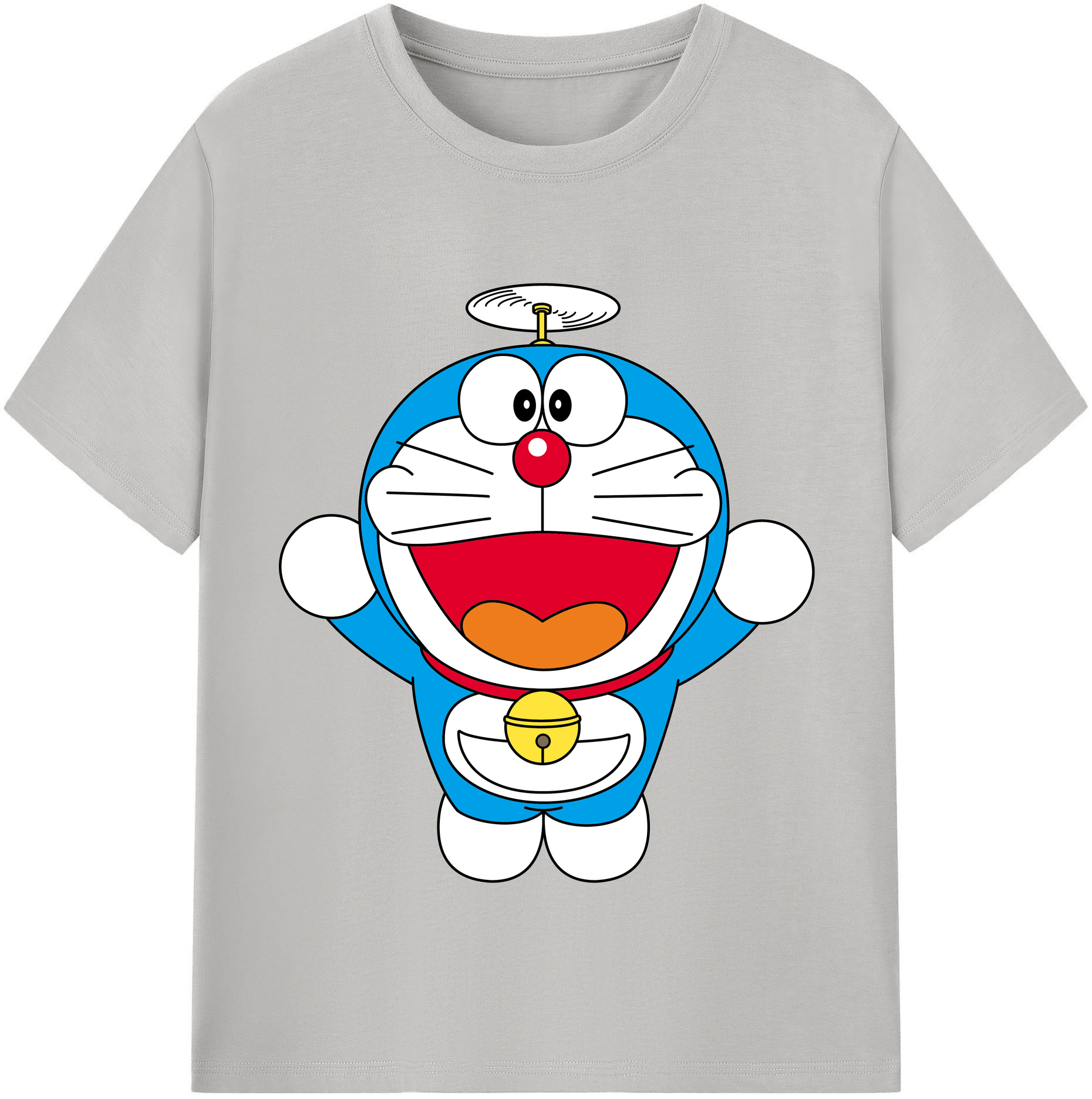 （画像用） ドラえもん Doraemon レディースカジュアルプリントTシャツ（綿100％）