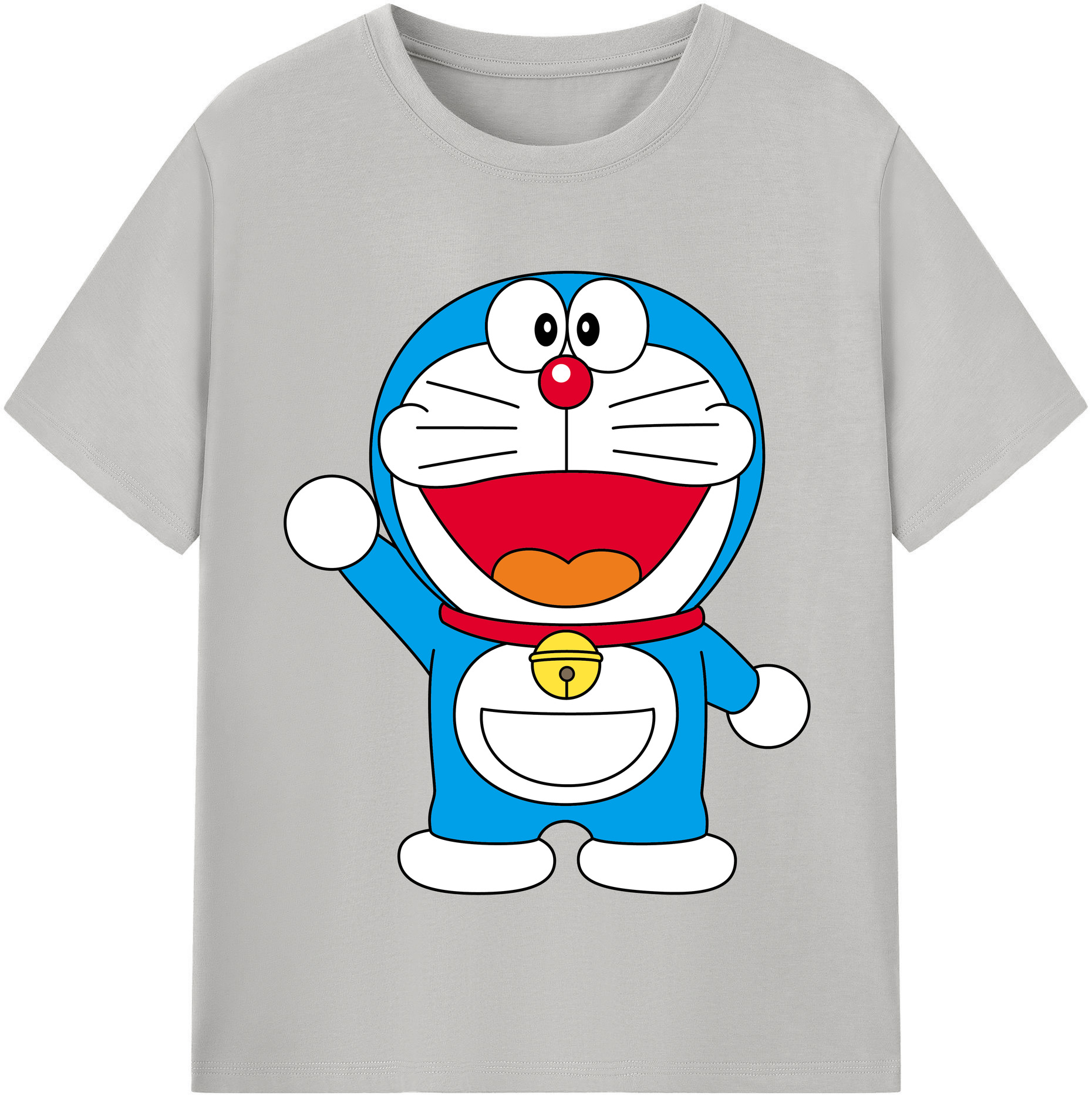 （画像用） ドラえもん Doraemon レディースカジュアルプリントTシャツ（綿100％）