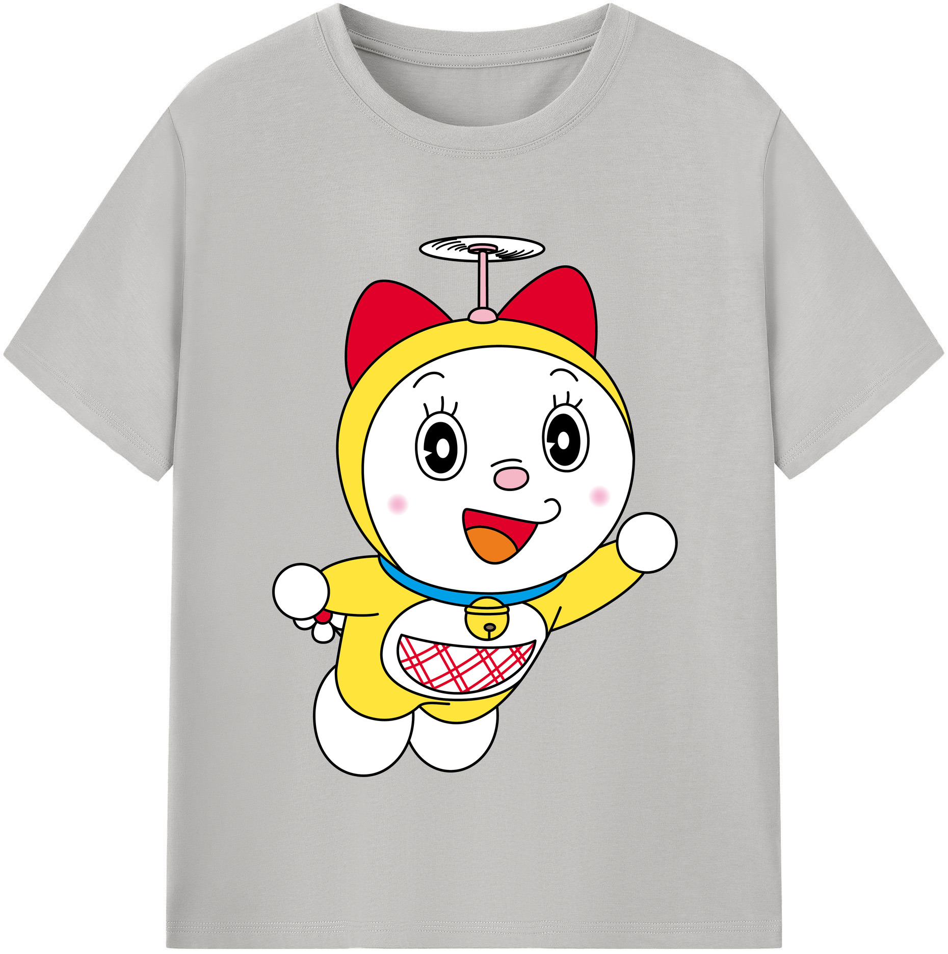 （画像用） ドラえもん ドラミ Doraemon Dorami レディースカジュアルプリントTシャツ（綿100％）