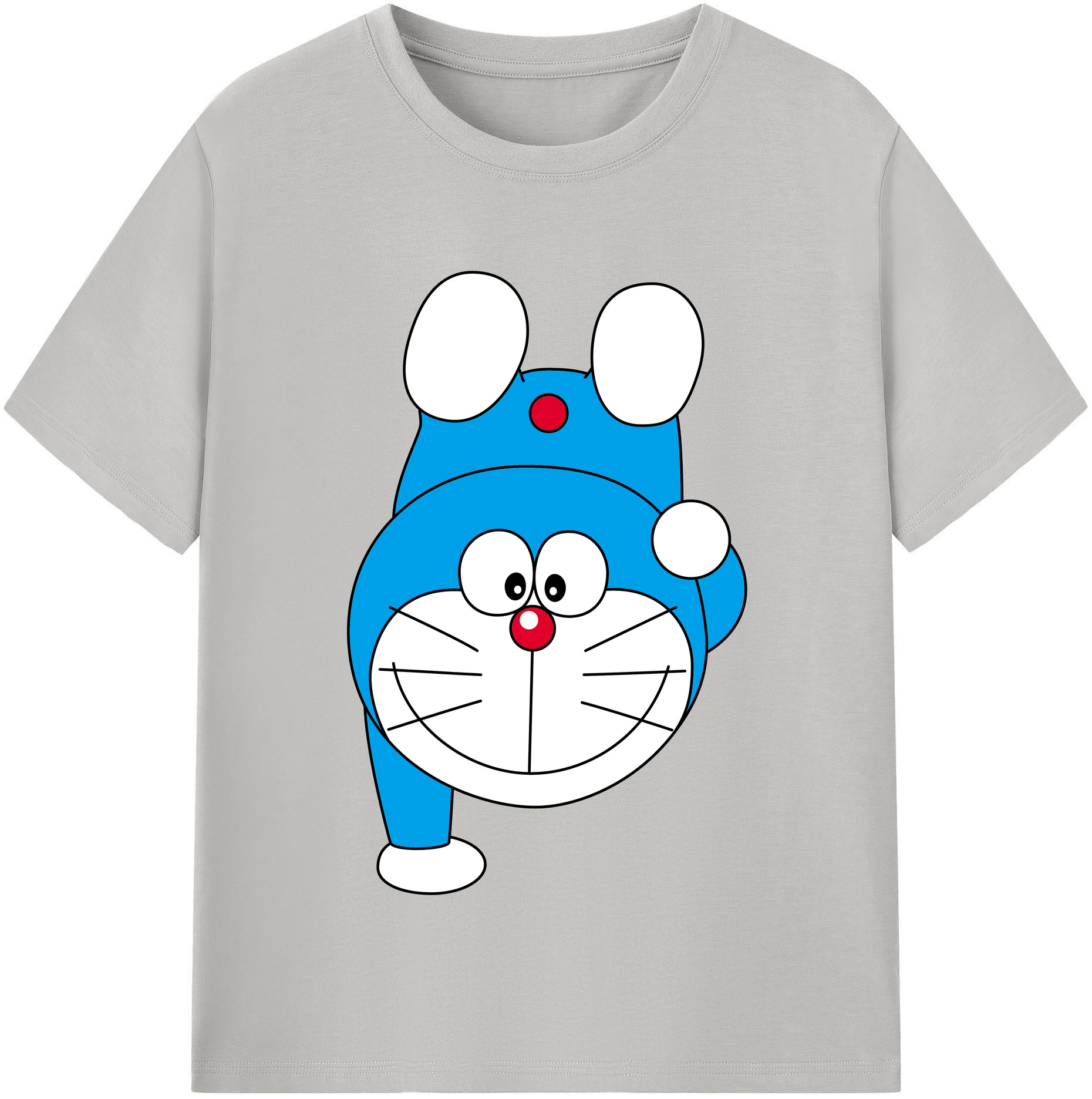 （画像用） ドラえもん Doraemon レディースカジュアルプリントTシャツ（綿100％）