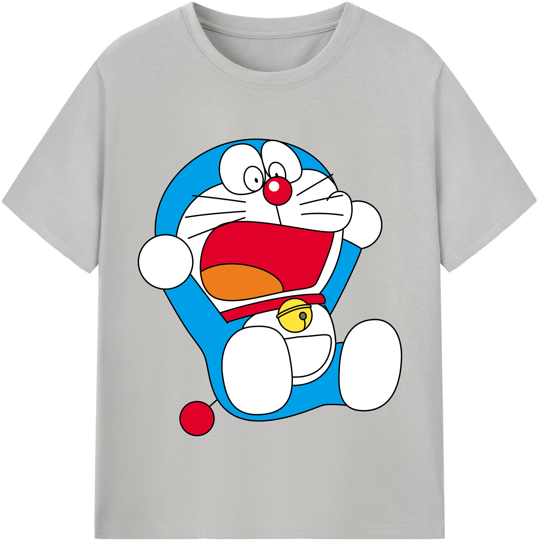 （画像用） ドラえもん Doraemon レディースカジュアルプリントTシャツ（綿100％）