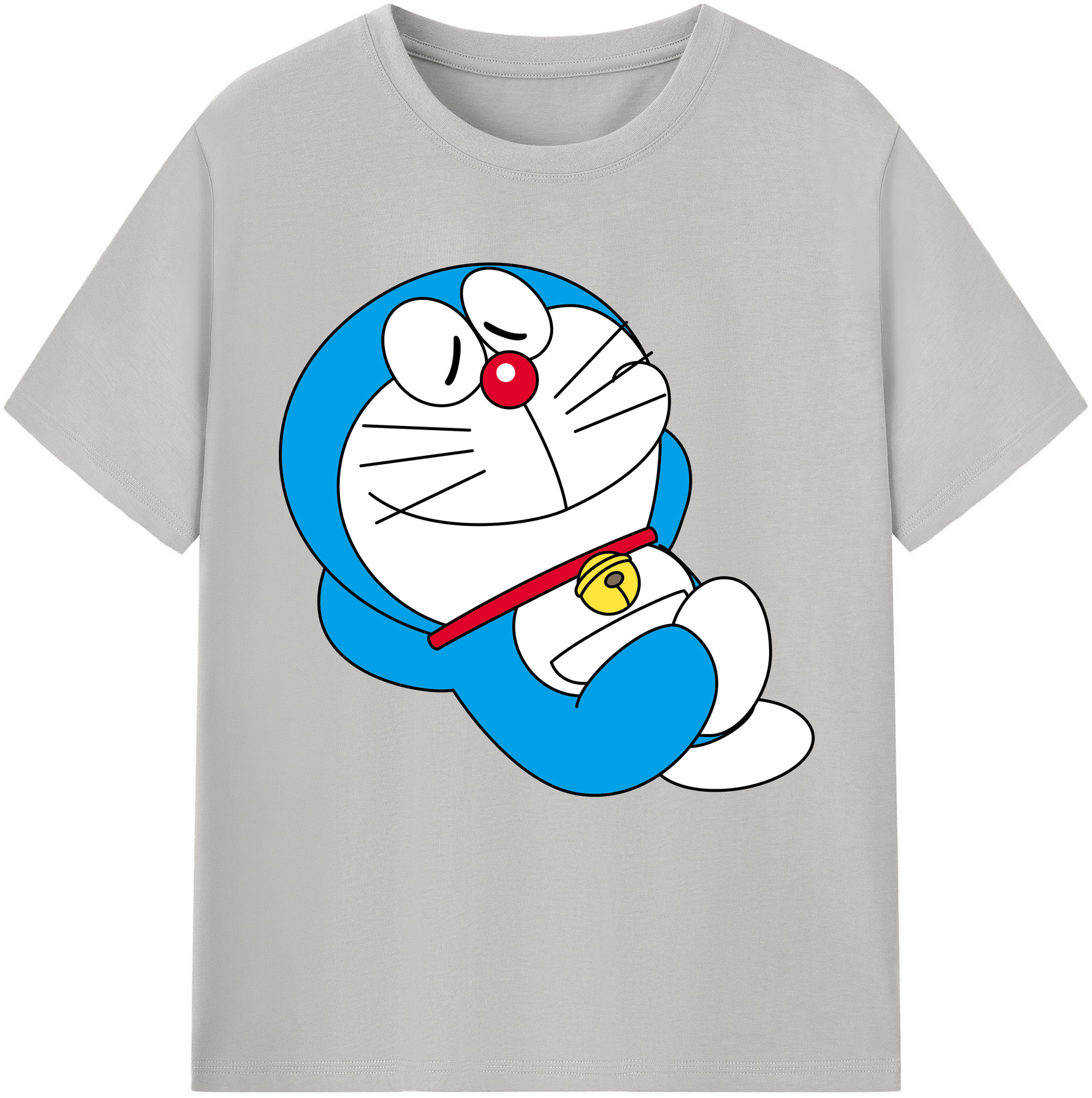 （画像用） ドラえもん Doraemon レディースカジュアルプリントTシャツ（綿100％）