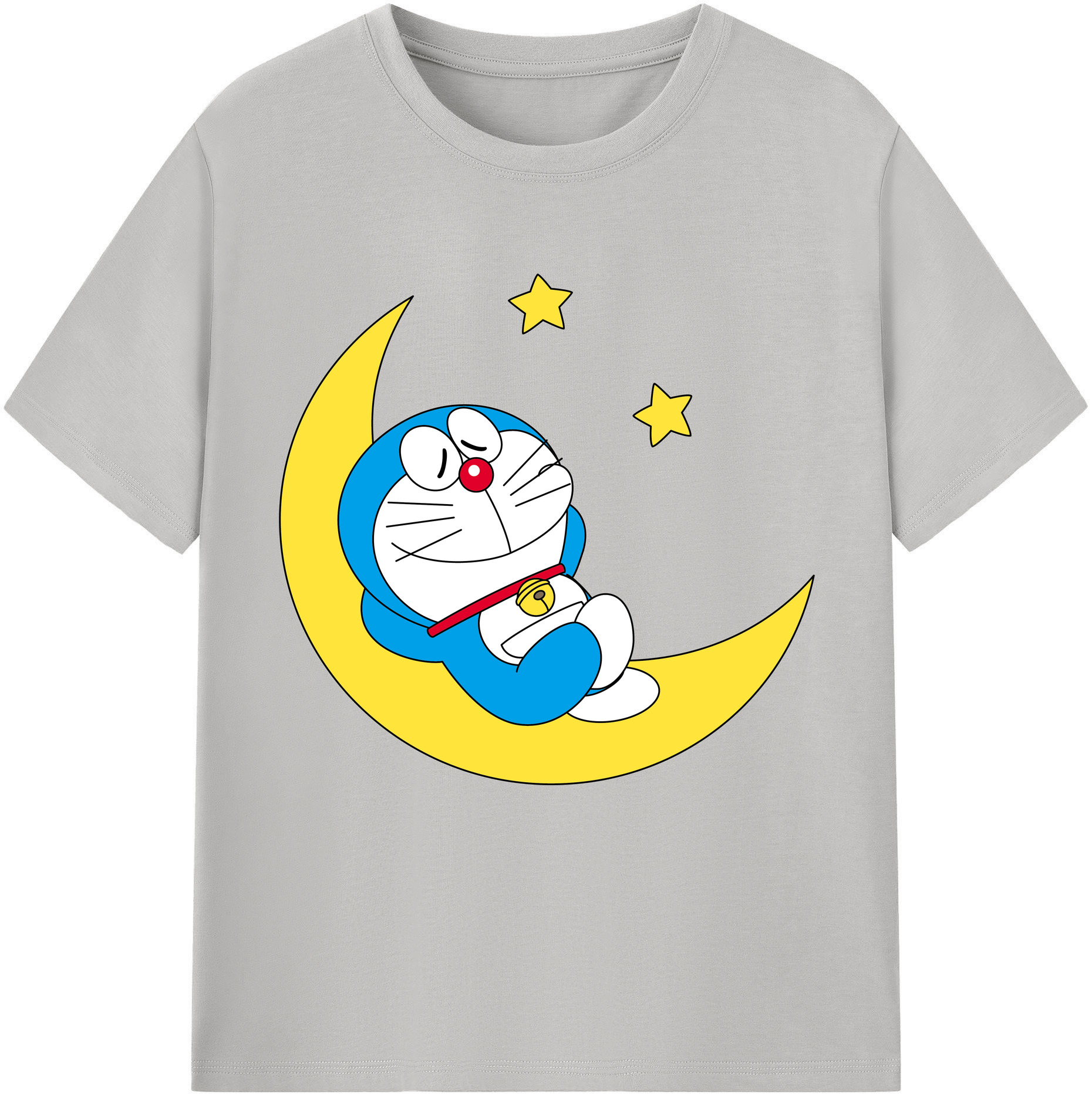 （画像用） ドラえもん Doraemon レディースカジュアルプリントTシャツ（綿100％）