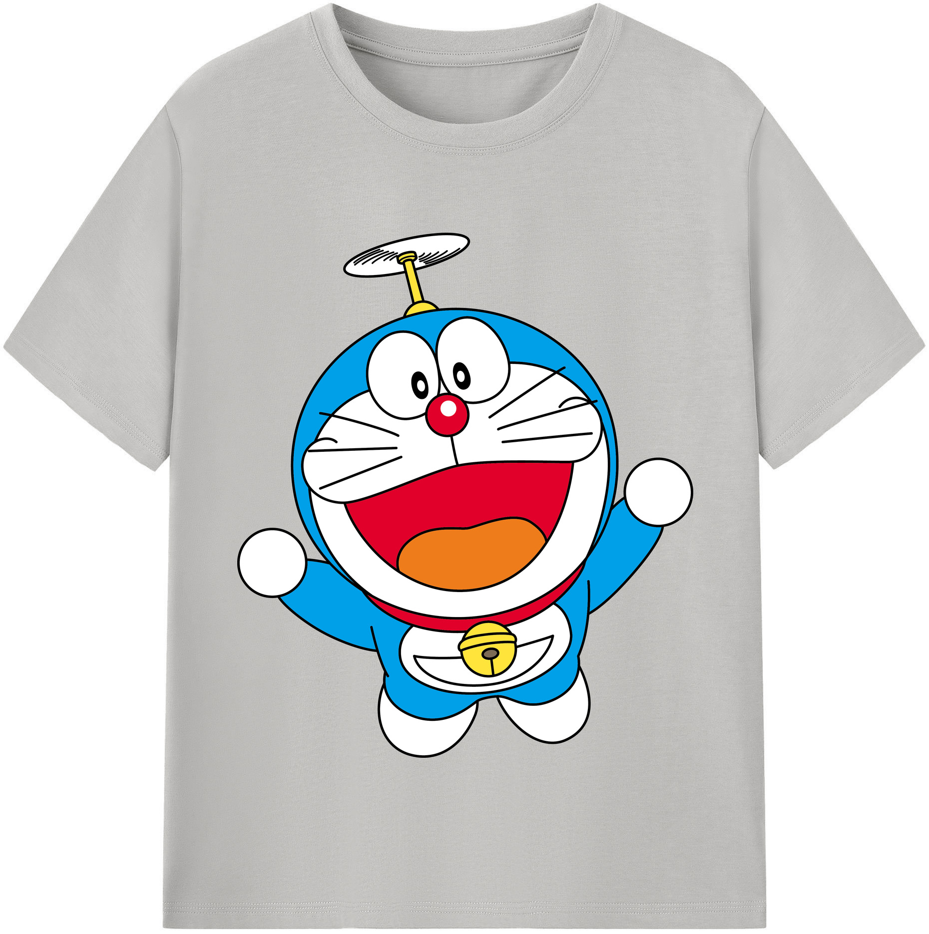 （画像用） ドラえもん Doraemon レディースカジュアルプリントTシャツ（綿100％）