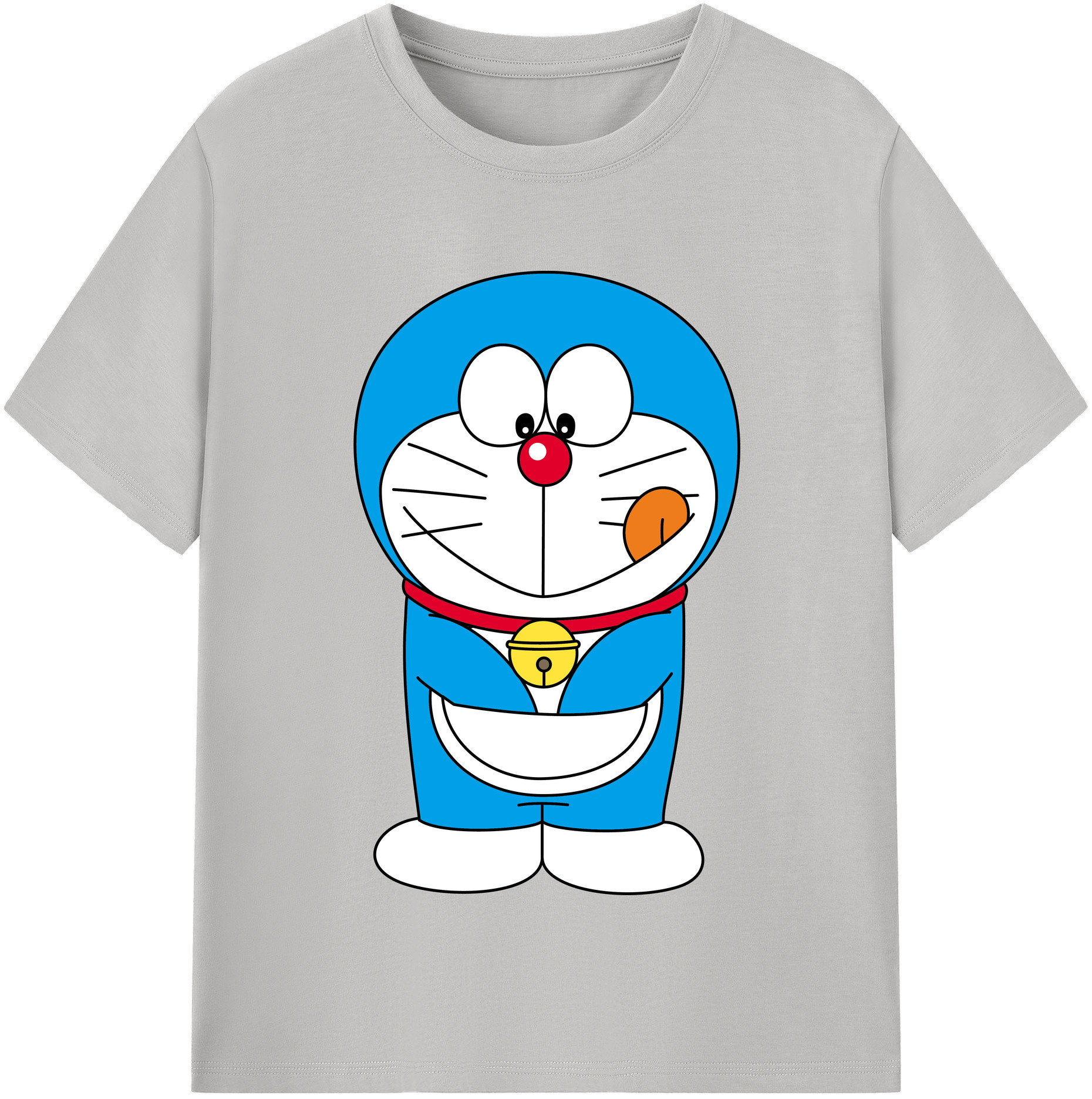 （画像用） ドラえもん Doraemon レディースカジュアルプリントTシャツ（綿100％）
