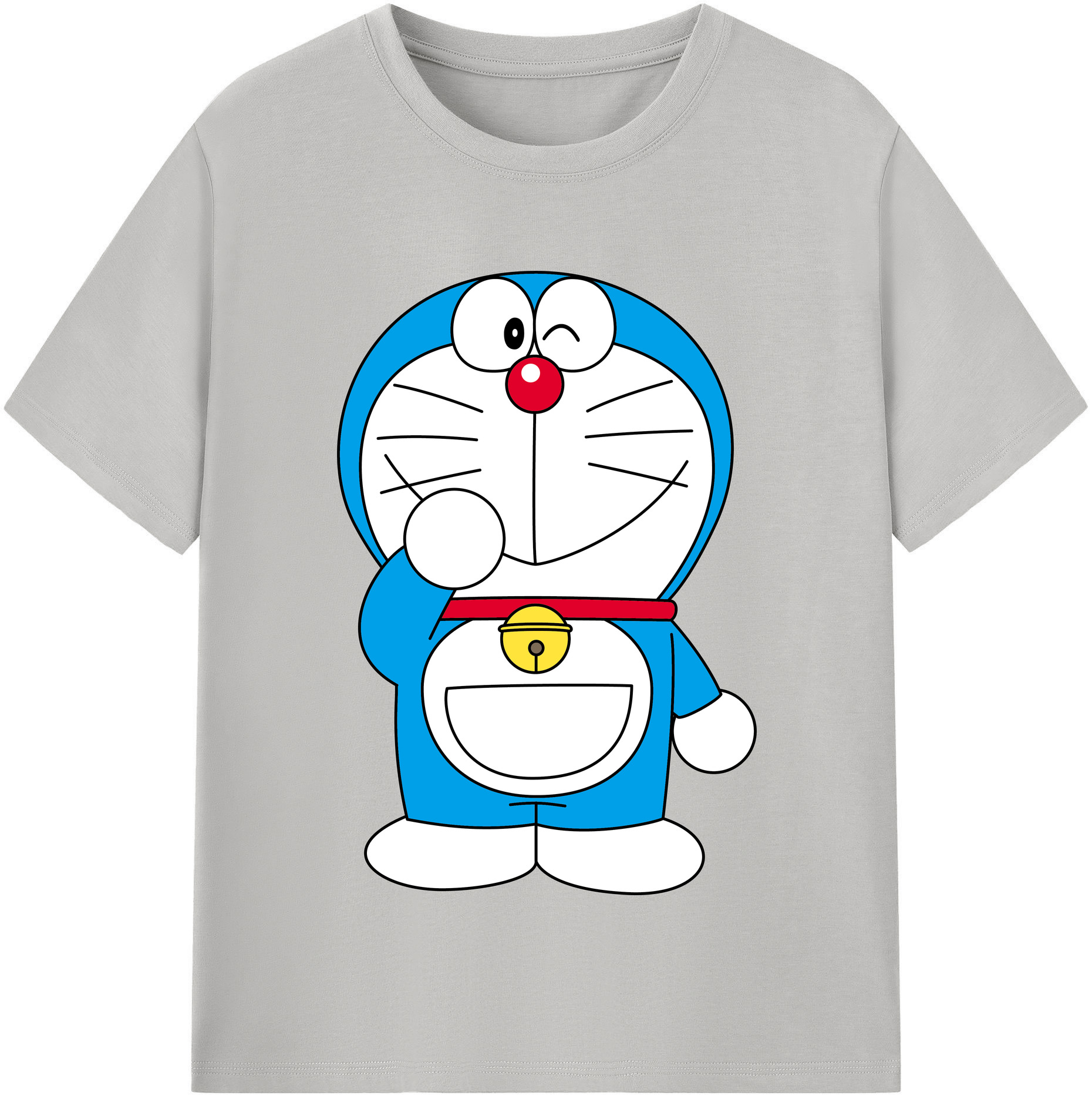 （画像用） ドラえもん Doraemon レディースカジュアルプリントTシャツ（綿100％）