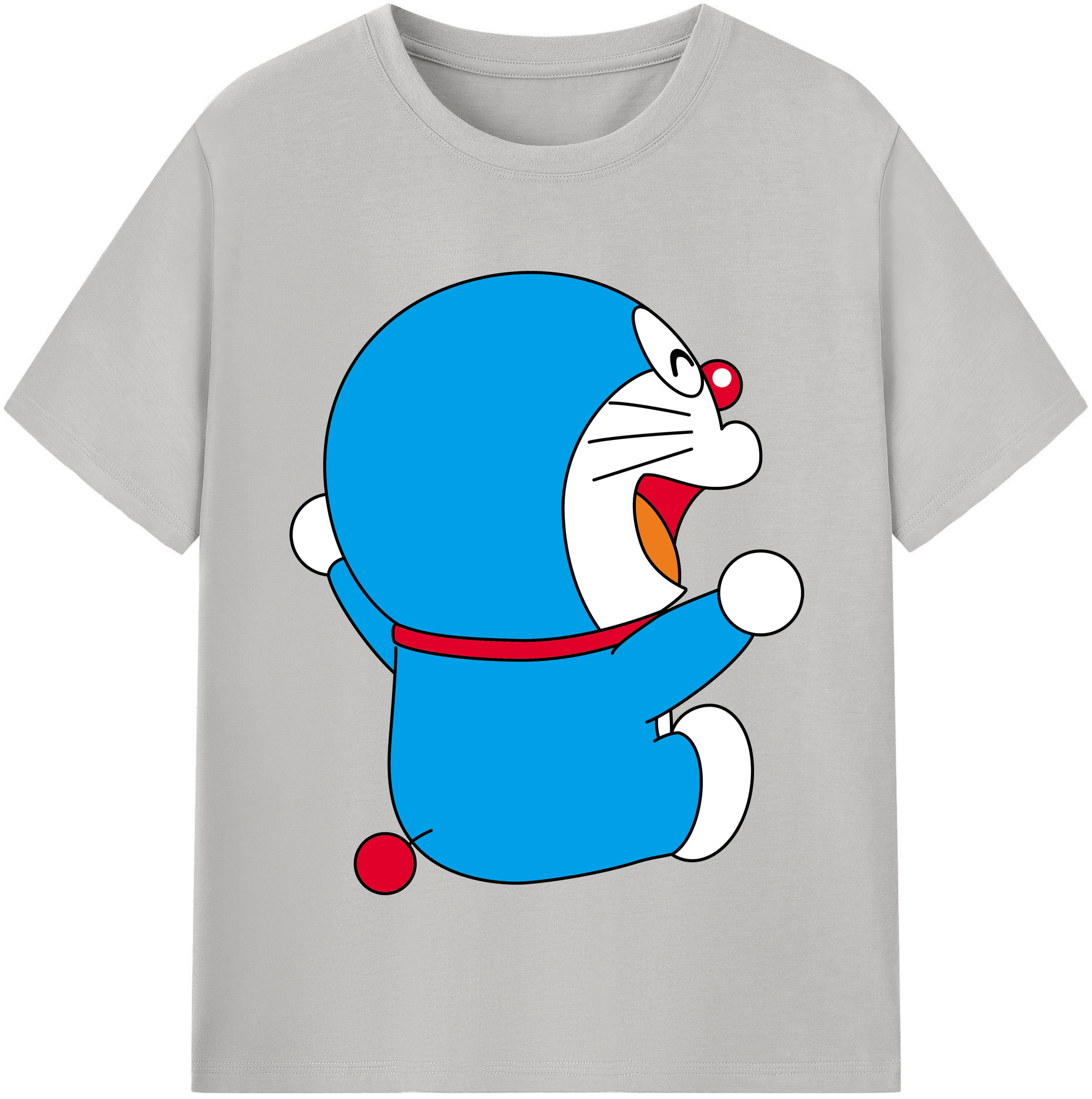 （画像用） ドラえもん Doraemon レディースカジュアルプリントTシャツ（綿100％）