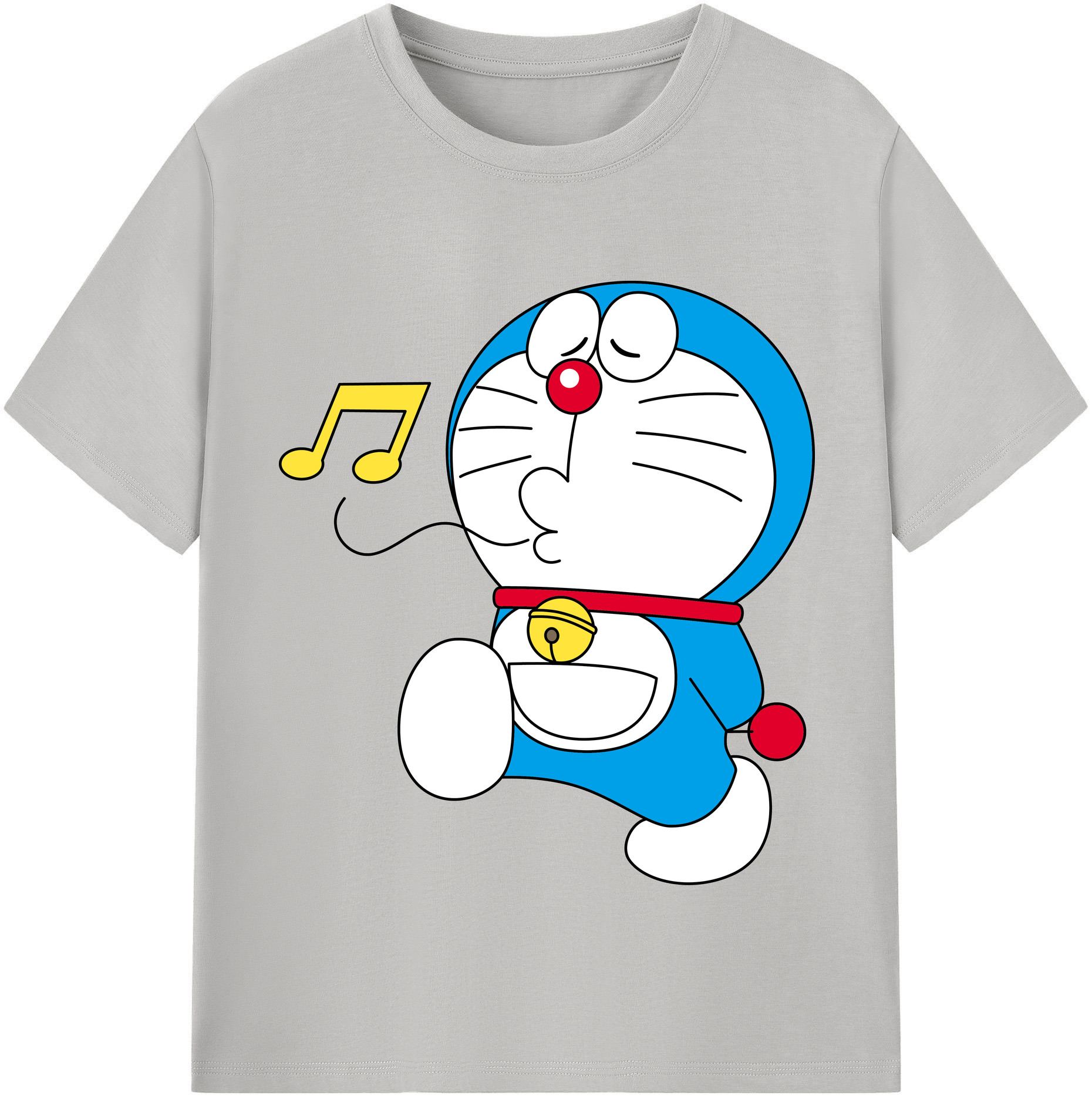 （画像用） ドラえもん Doraemon レディースカジュアルプリントTシャツ（綿100％）