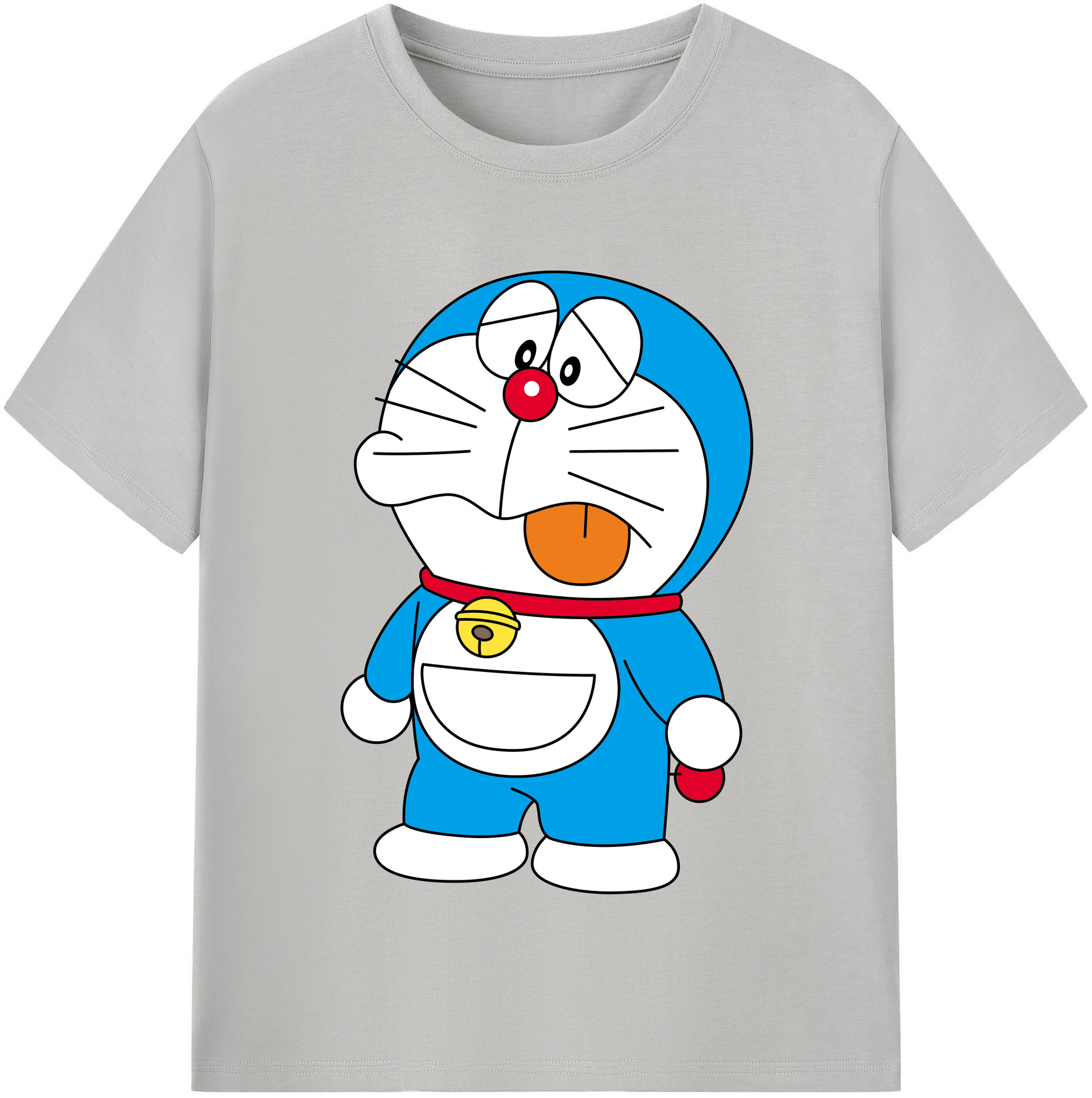 （画像用） ドラえもん Doraemon レディースカジュアルプリントTシャツ（綿100％）