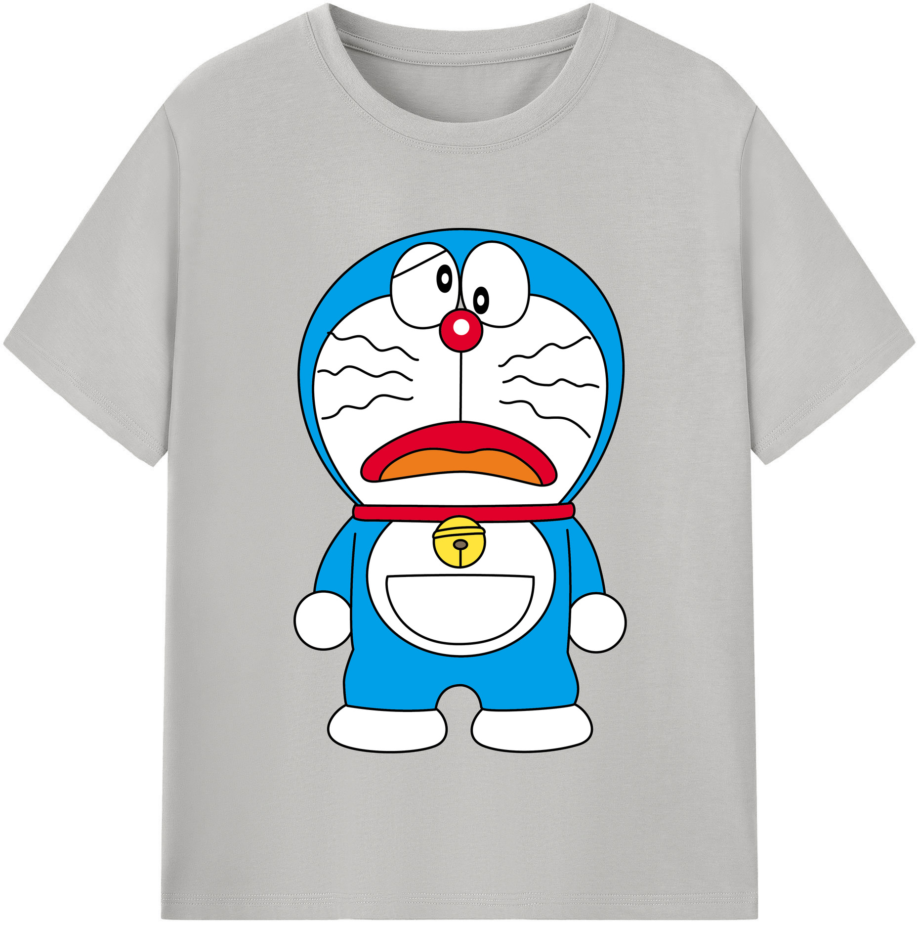 （画像用） ドラえもん Doraemon レディースカジュアルプリントTシャツ（綿100％）