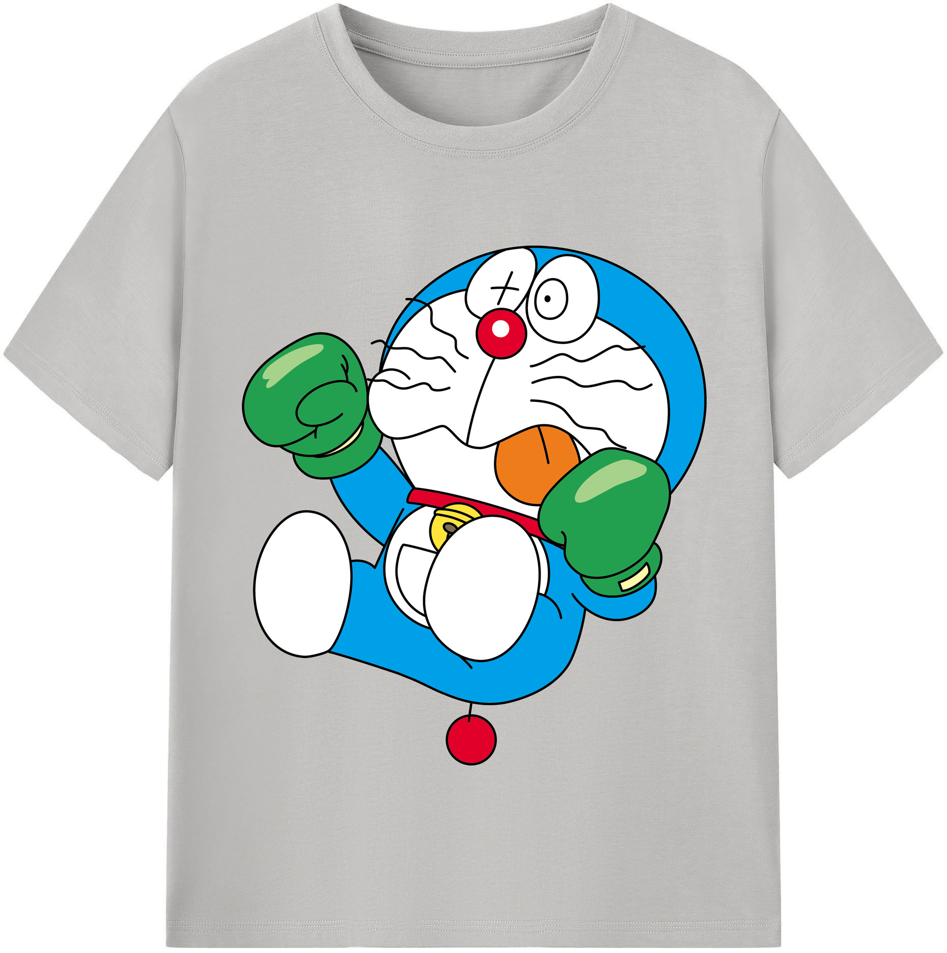 （画像用） ドラえもん Doraemon レディースカジュアルプリントTシャツ（綿100％）