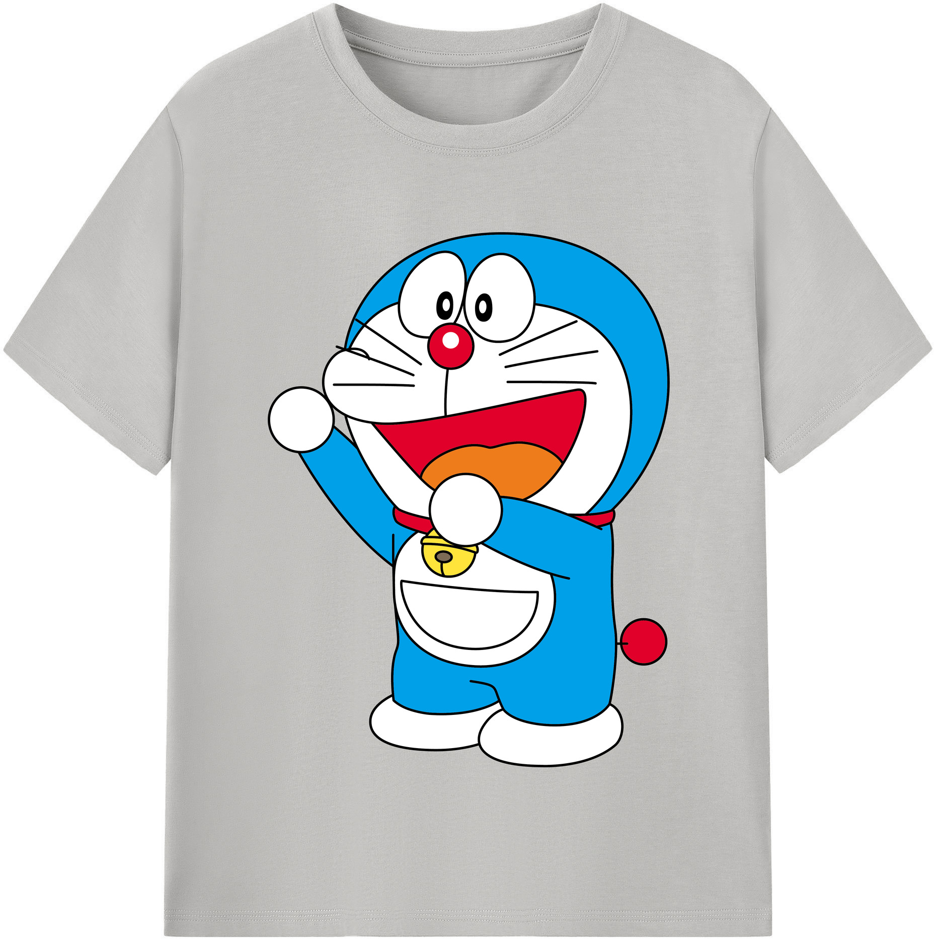 （画像用） ドラえもん Doraemon レディースカジュアルプリントTシャツ（綿100％）