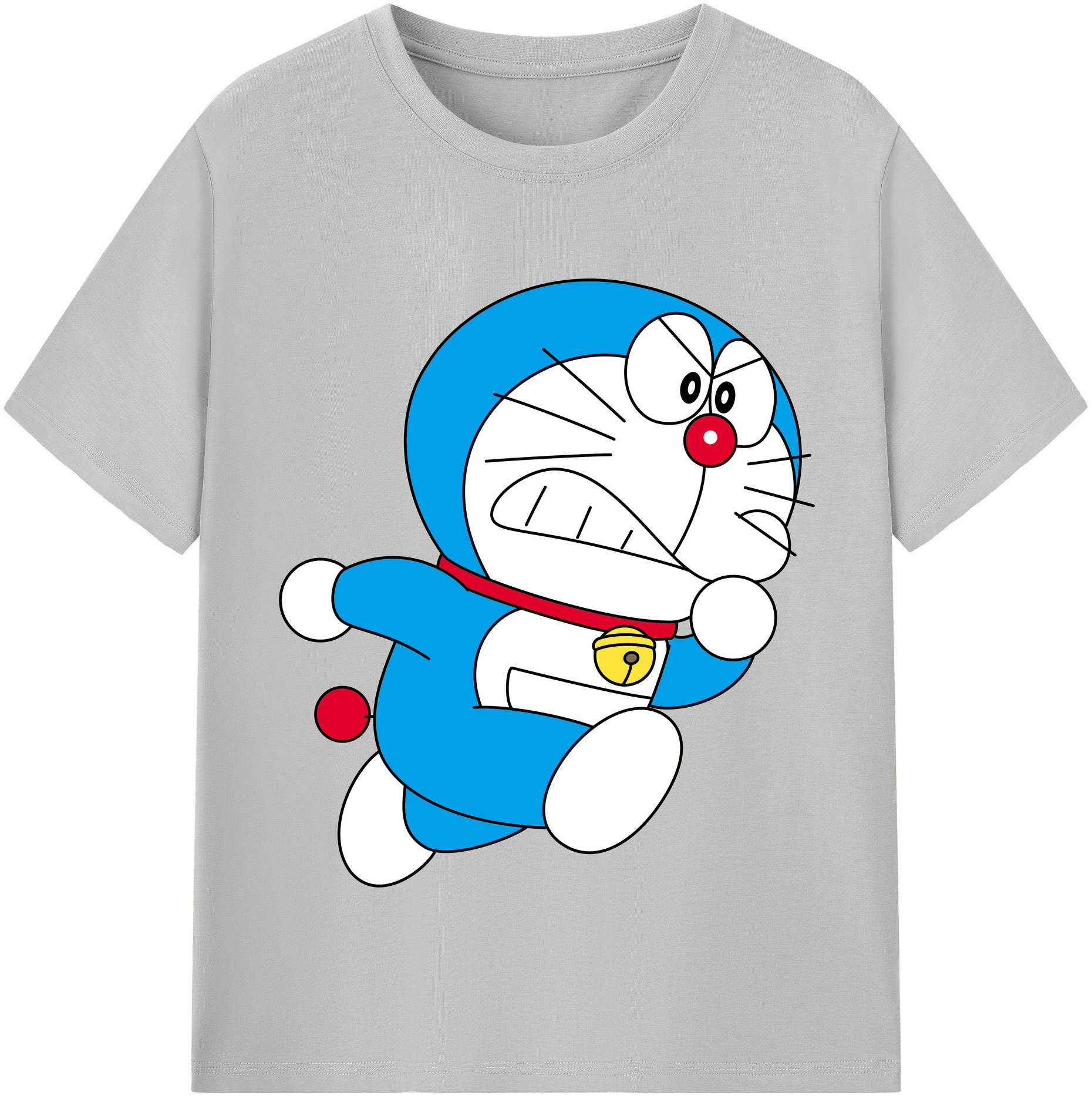 （画像用） ドラえもん Doraemon レディースカジュアルプリントTシャツ（綿100％）