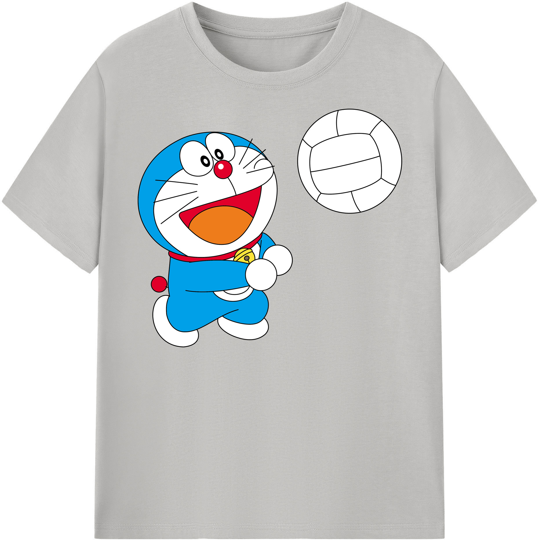 （画像用） ドラえもん Doraemon レディースカジュアルプリントTシャツ（綿100％）