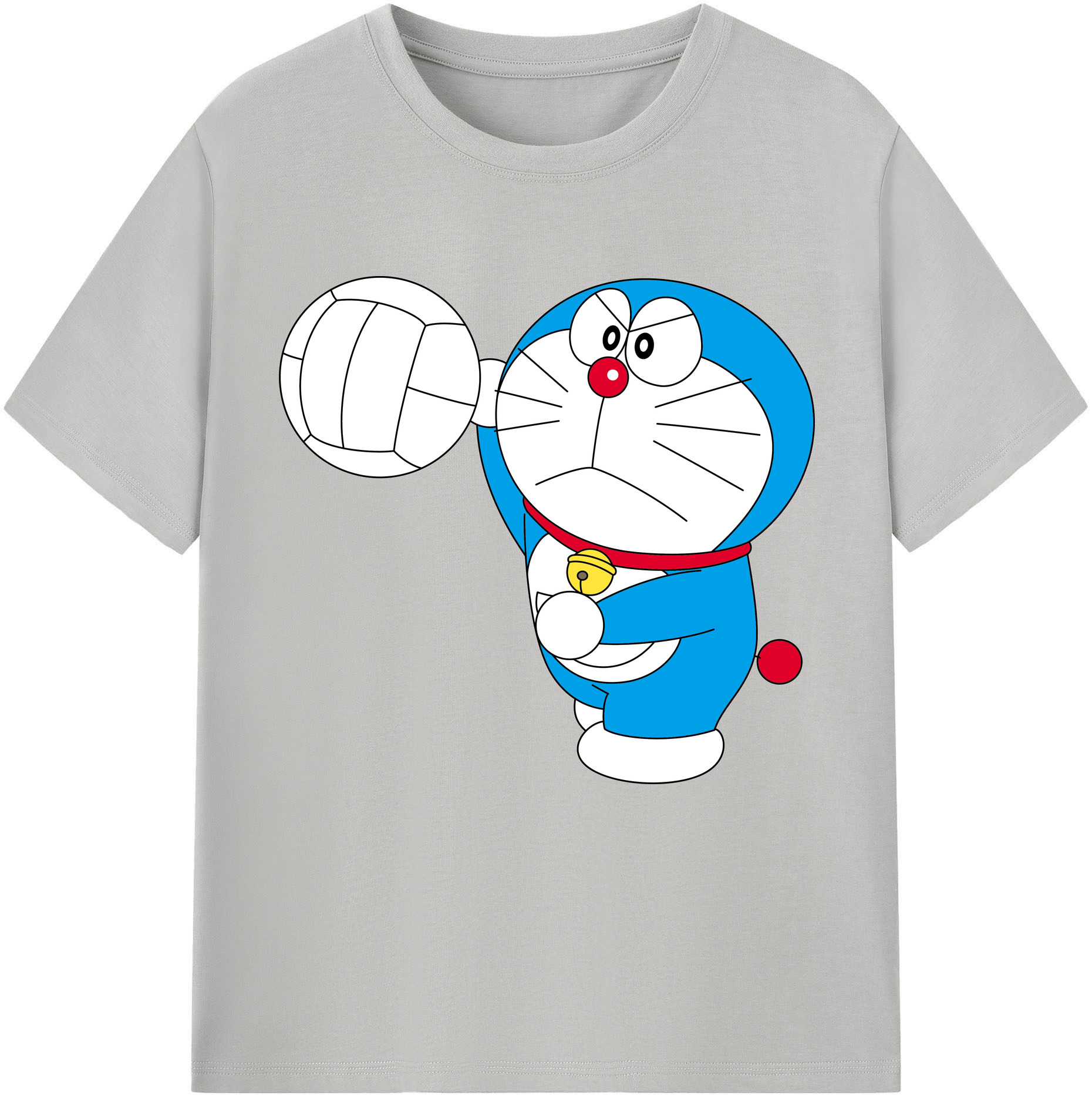 （画像用） ドラえもん Doraemon レディースカジュアルプリントTシャツ（綿100％）