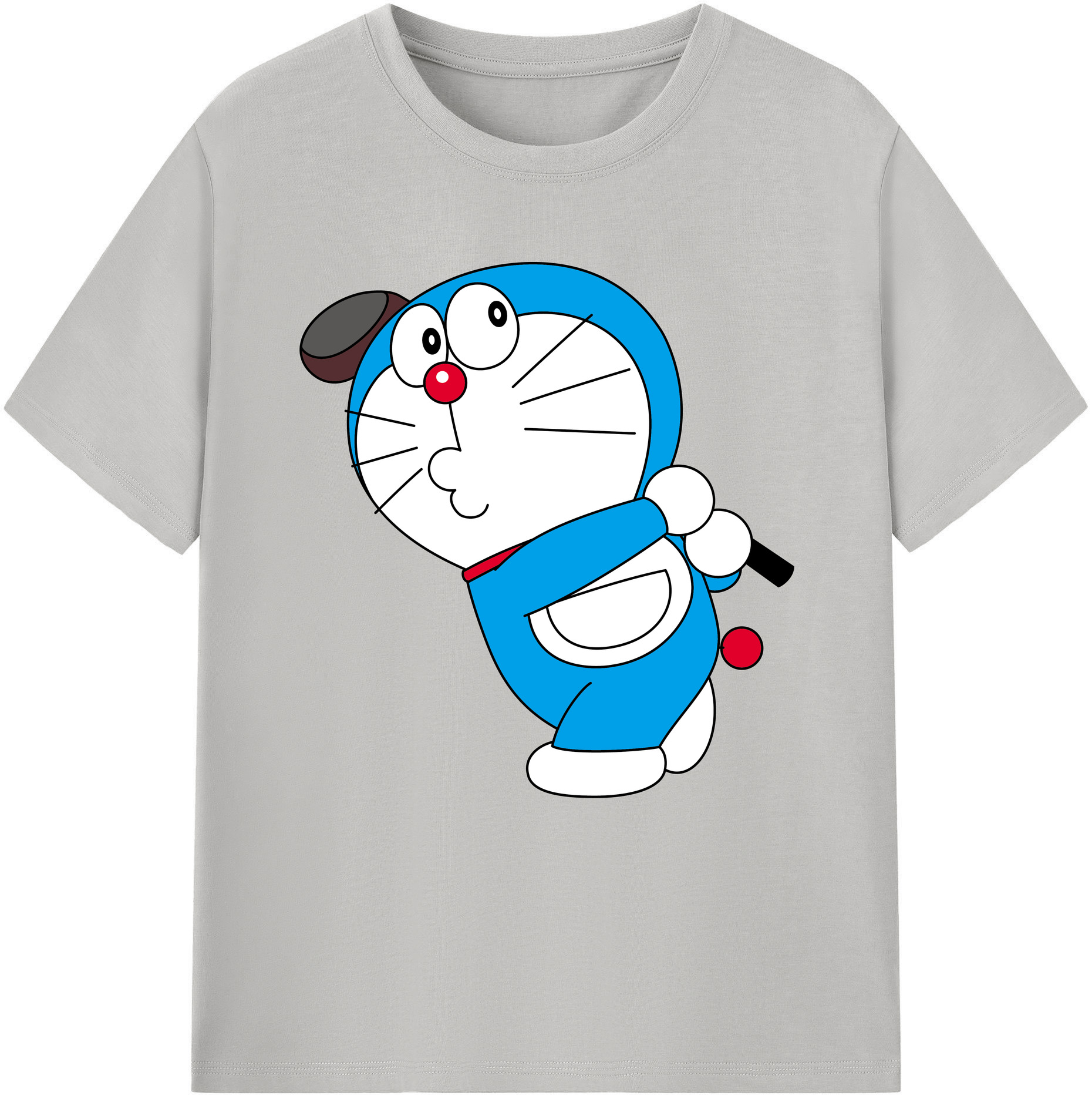 （画像用） ドラえもん Doraemon レディースカジュアルプリントTシャツ（綿100％）