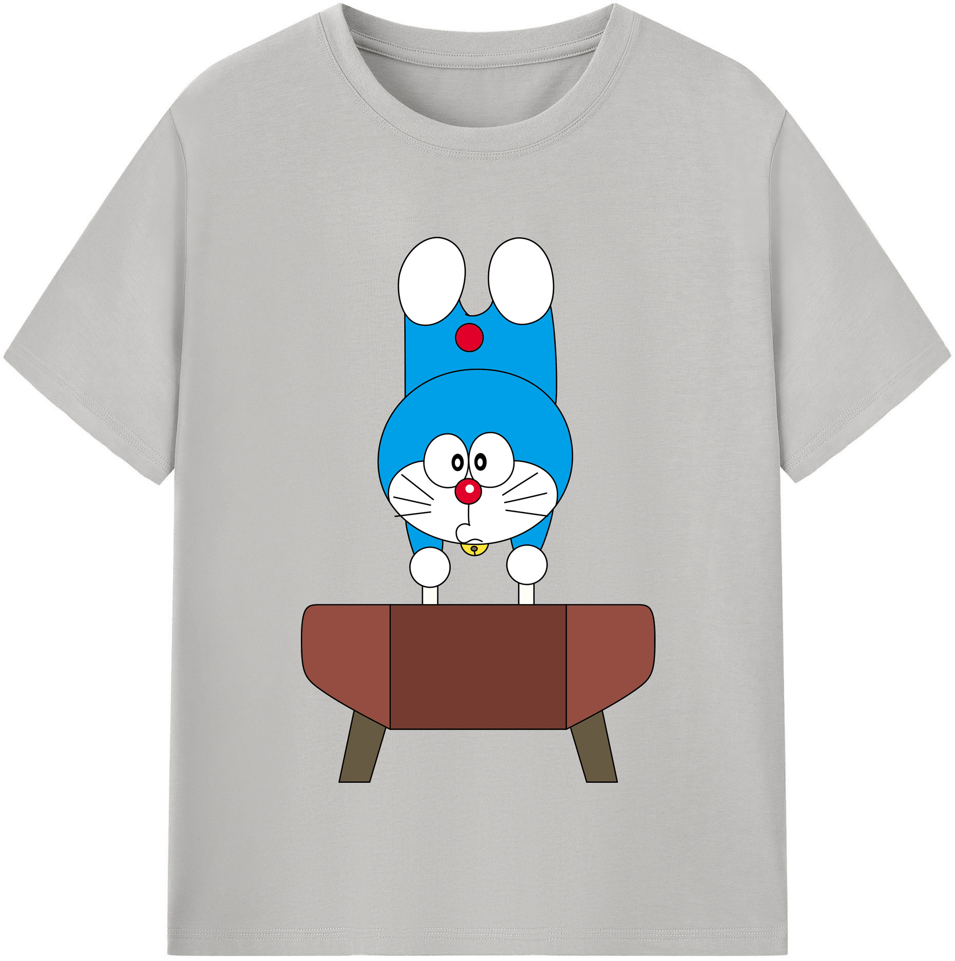 （画像用） ドラえもん Doraemon レディースカジュアルプリントTシャツ（綿100％）
