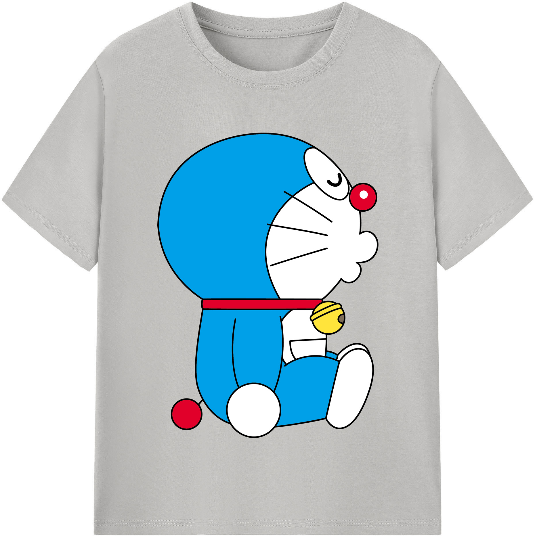 （画像用） ドラえもん Doraemon レディースカジュアルプリントTシャツ（綿100％）