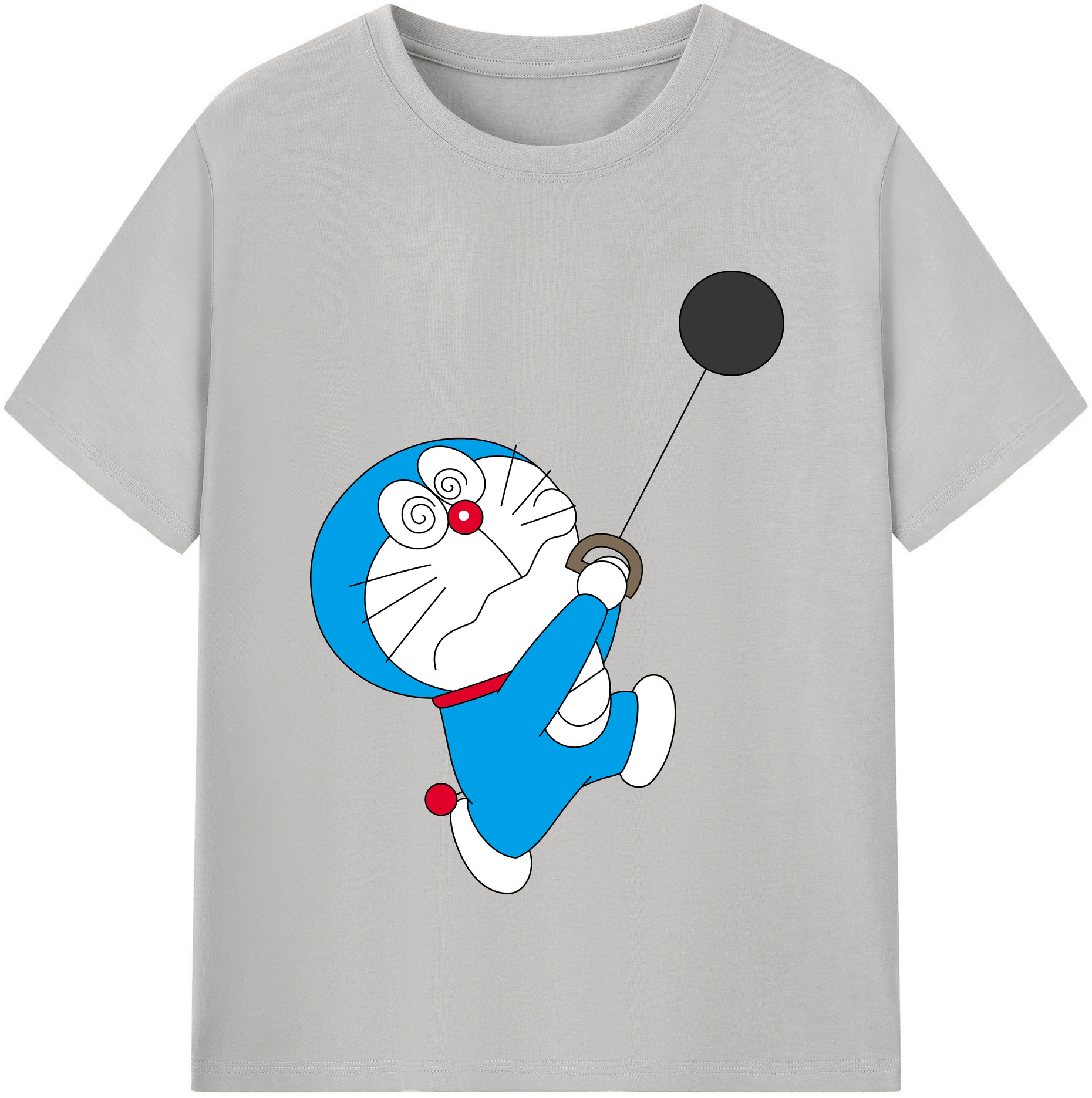 （画像用） ドラえもん Doraemon レディースカジュアルプリントTシャツ（綿100％）