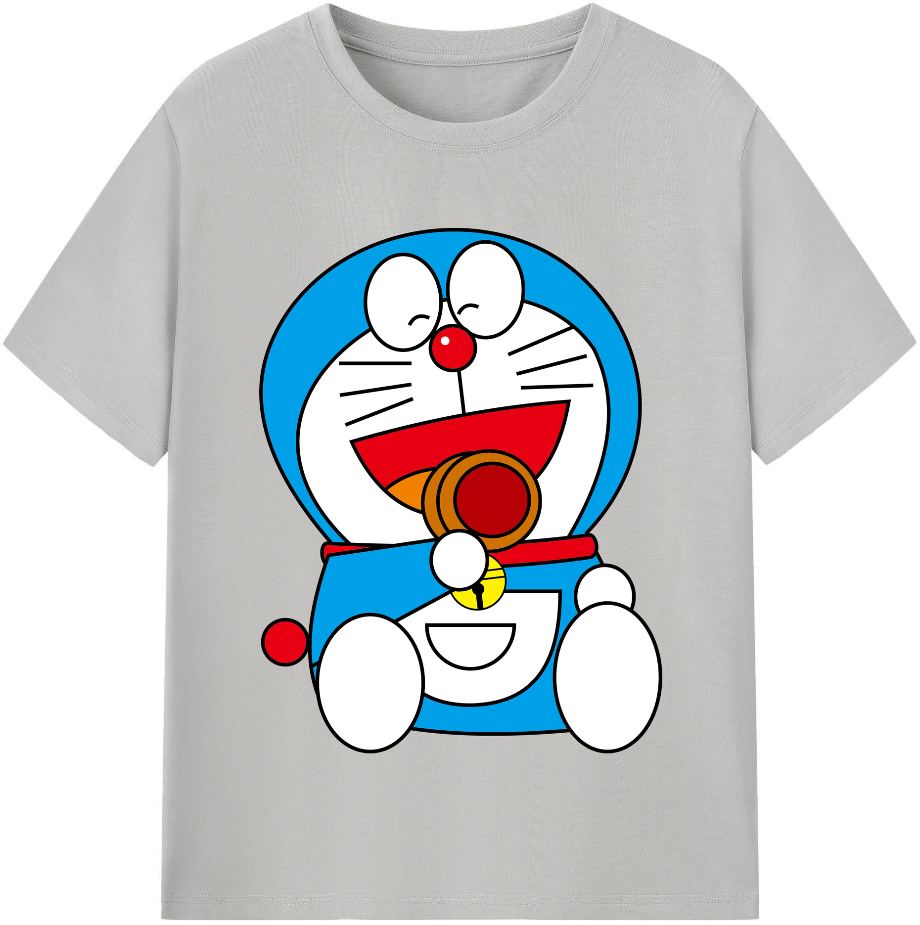（画像用） ドラえもん Doraemon レディースカジュアルプリントTシャツ（綿100％）