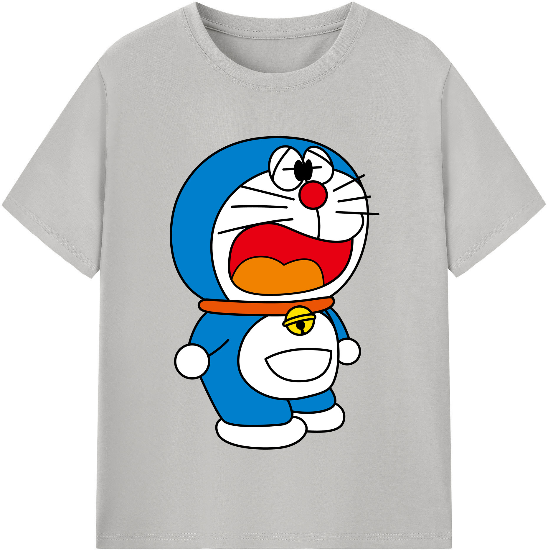 （画像用） ドラえもん Doraemon レディースカジュアルプリントTシャツ（綿100％）