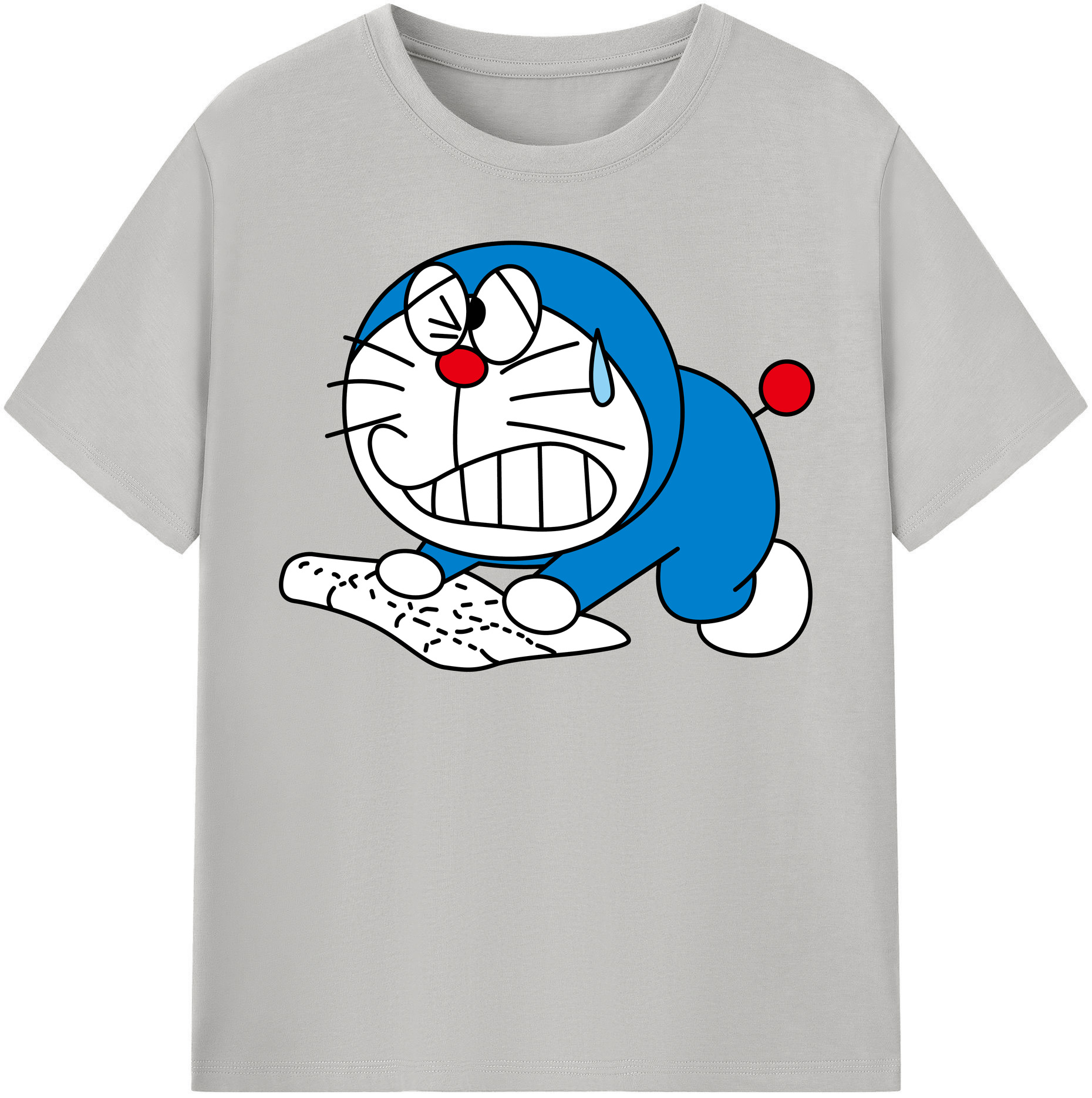（画像用） ドラえもん Doraemon レディースカジュアルプリントTシャツ（綿100％）