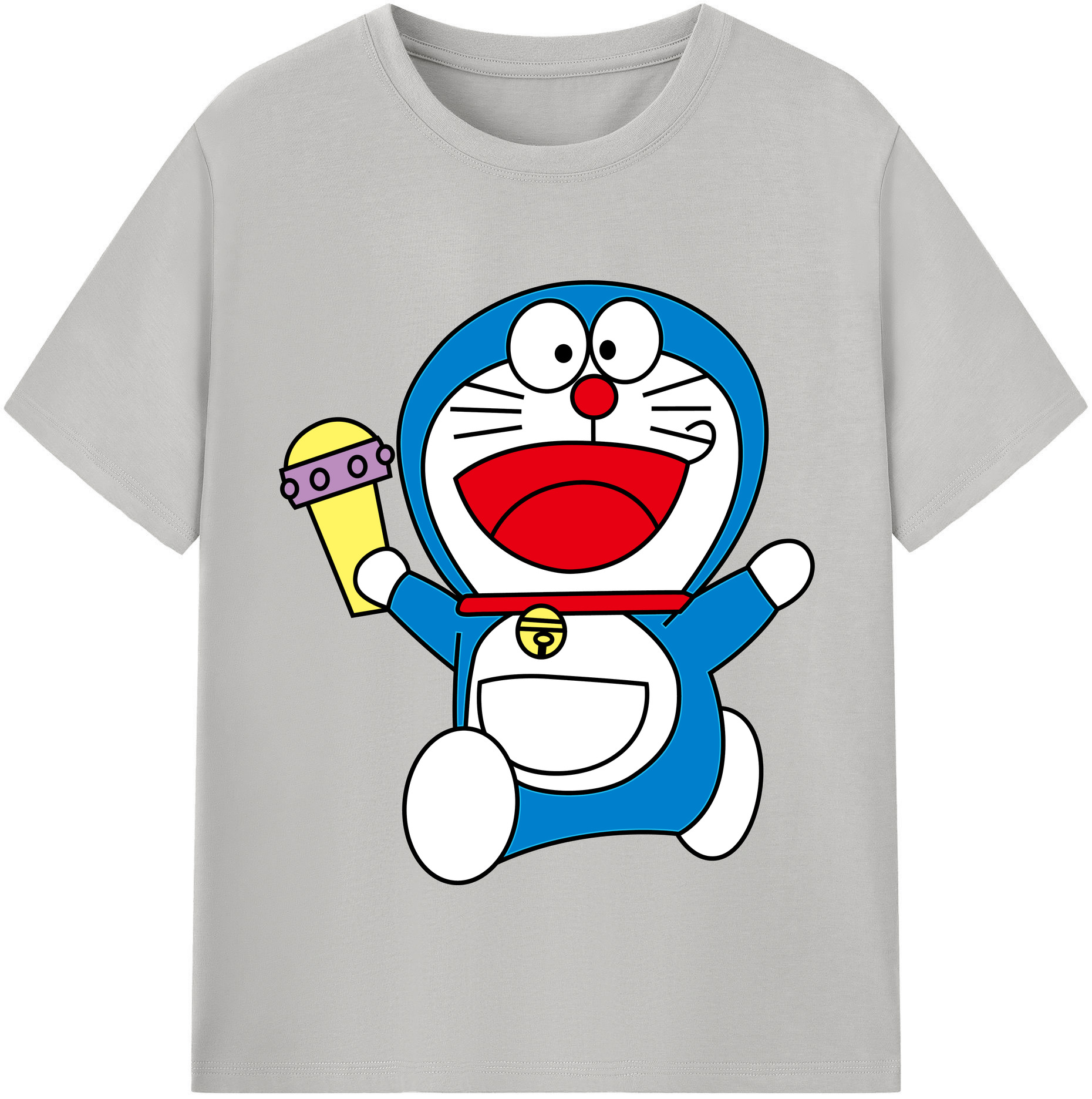 （画像用） ドラえもん Doraemon レディースカジュアルプリントTシャツ（綿100％）