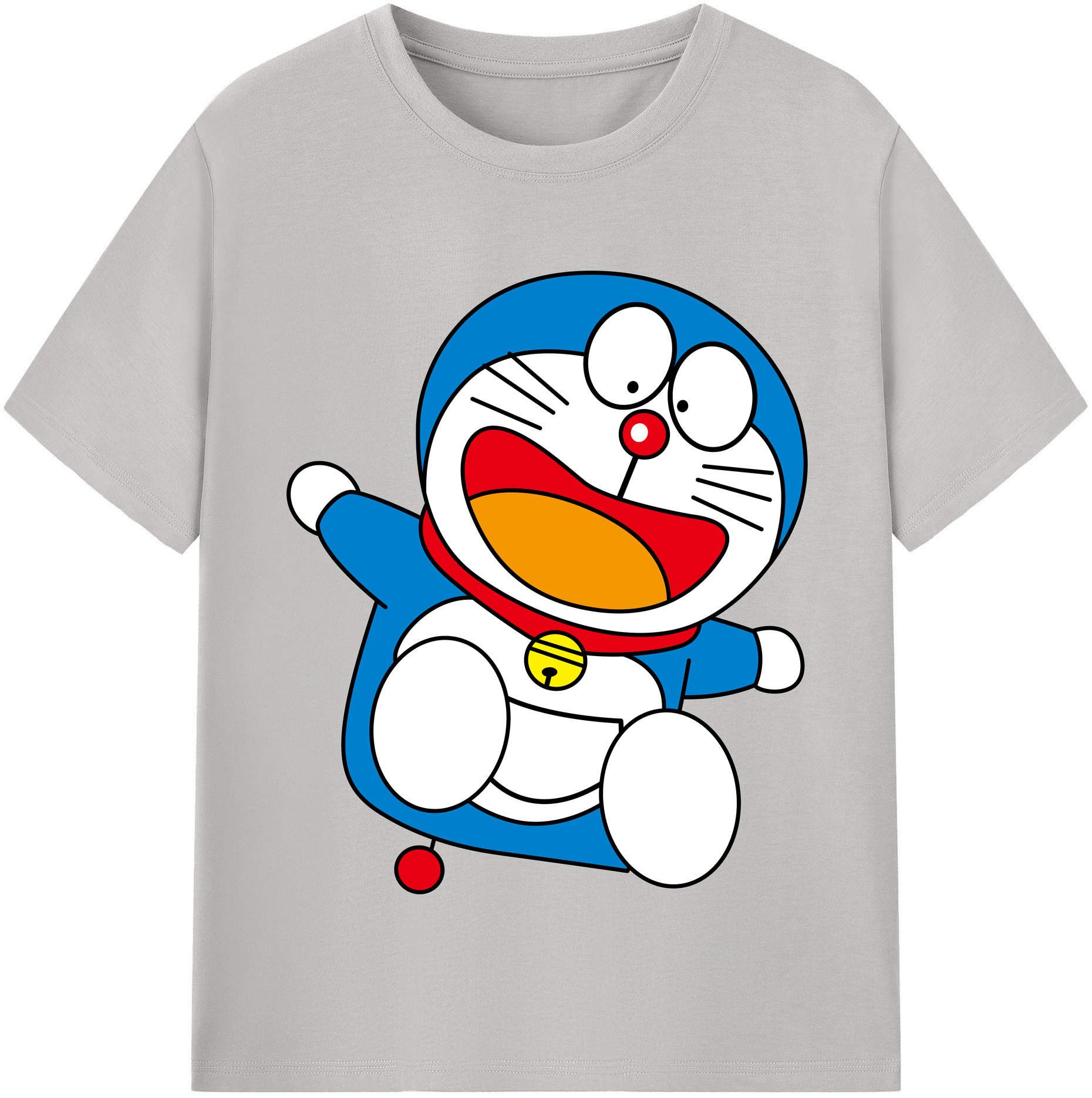 （画像用） ドラえもん Doraemon レディースカジュアルプリントTシャツ（綿100％）