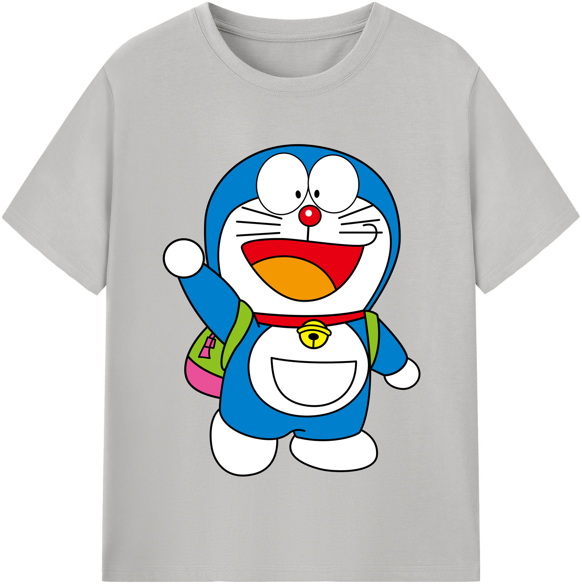 （画像用） ドラえもん Doraemon レディースカジュアルプリントTシャツ（綿100％）