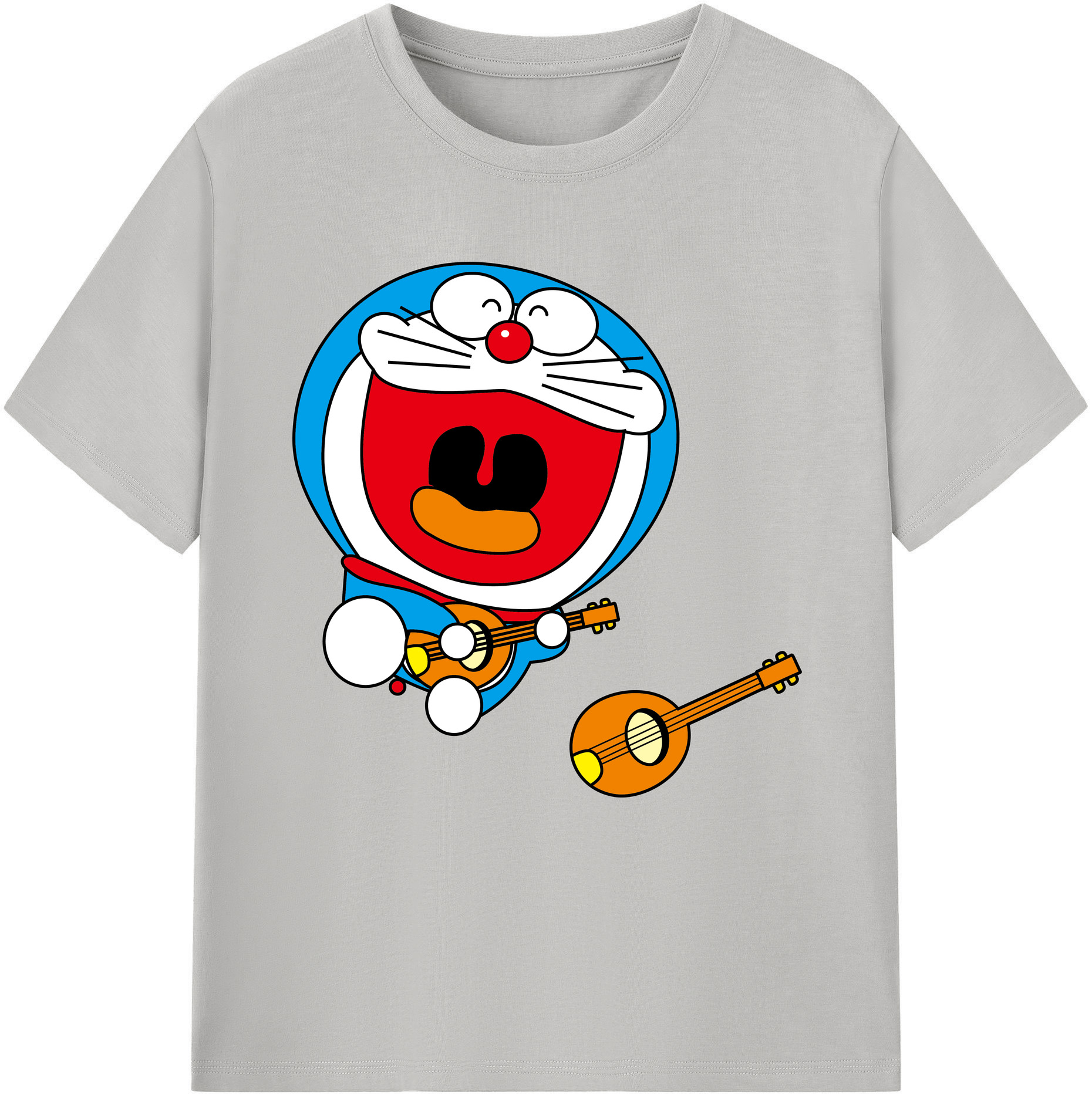 （画像用） ドラえもん Doraemon レディースカジュアルプリントTシャツ（綿100％）