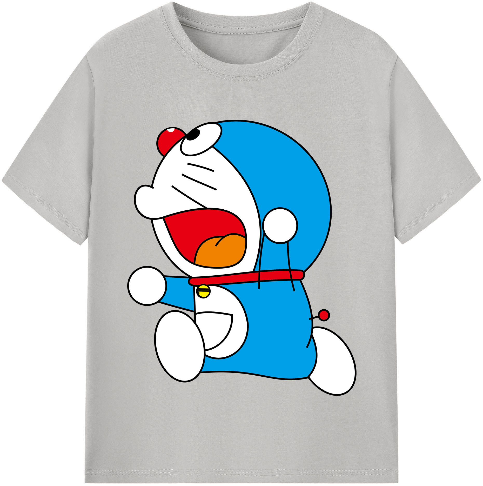 （画像用） ドラえもん Doraemon レディースカジュアルプリントTシャツ（綿100％）