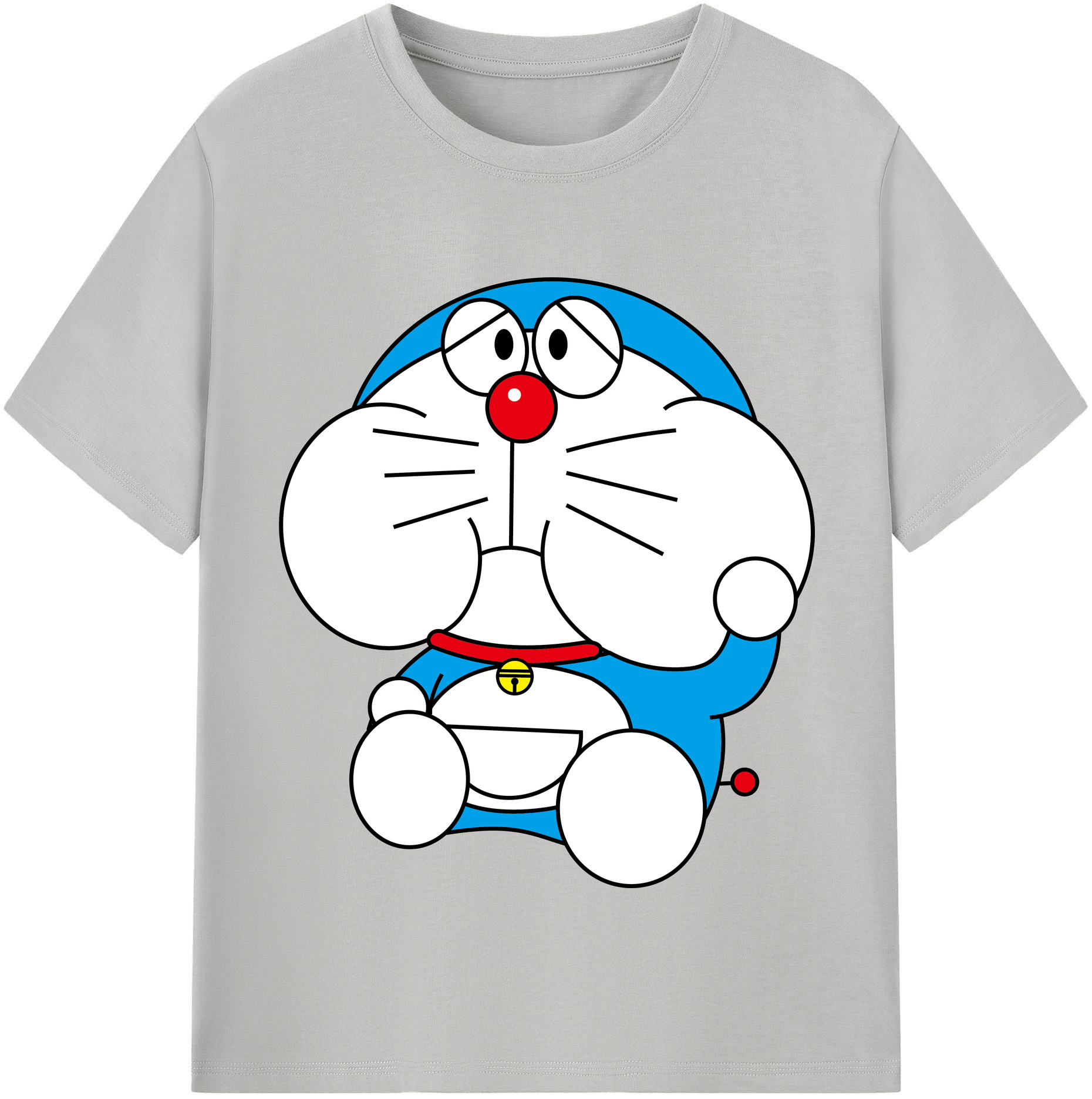 （画像用） ドラえもん Doraemon レディースカジュアルプリントTシャツ（綿100％）