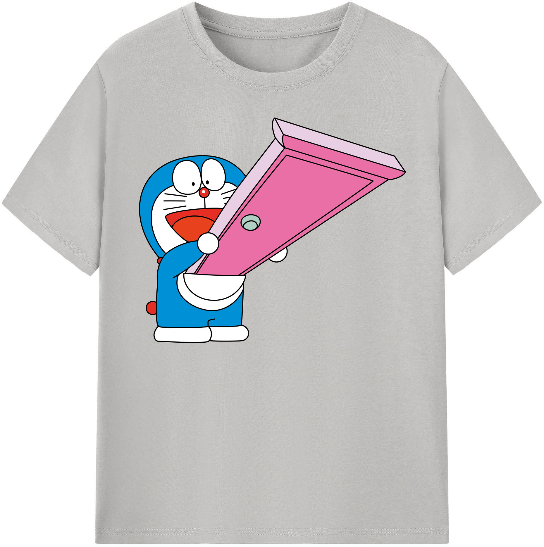 （画像用） ドラえもん Doraemon レディースカジュアルプリントTシャツ（綿100％）