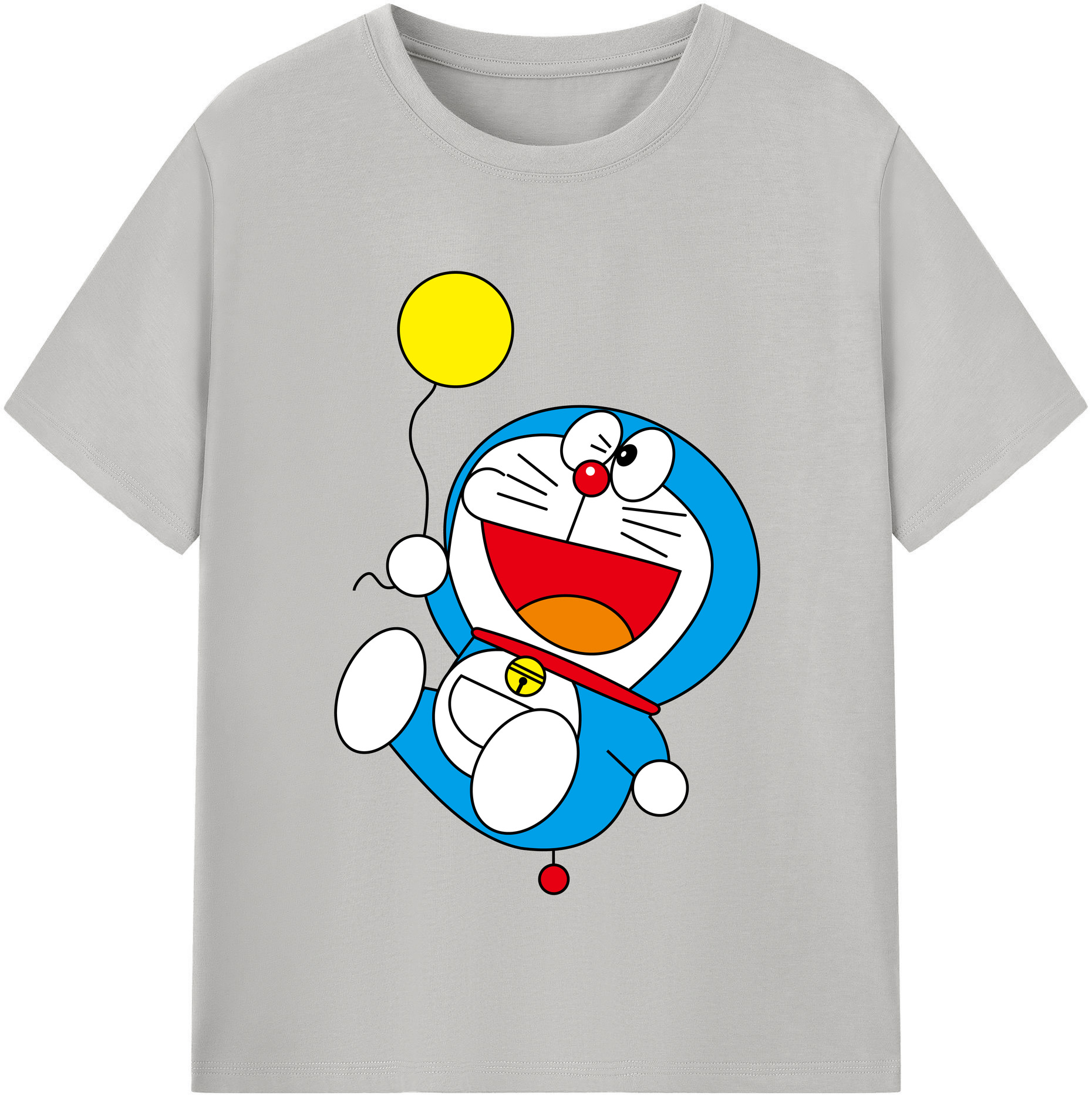 （画像用） ドラえもん Doraemon レディースカジュアルプリントTシャツ（綿100％）