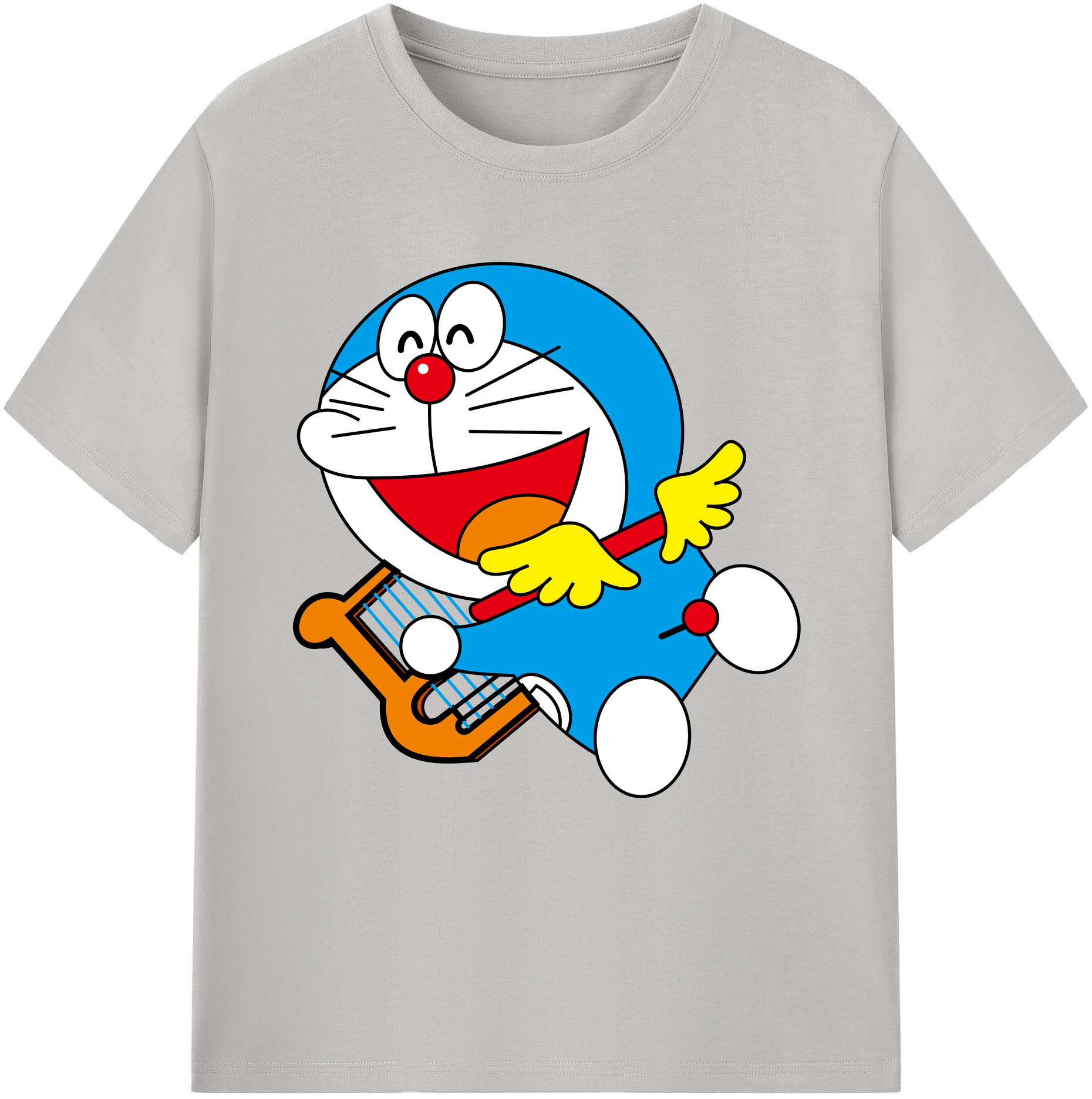 （画像用） ドラえもん Doraemon レディースカジュアルプリントTシャツ（綿100％）