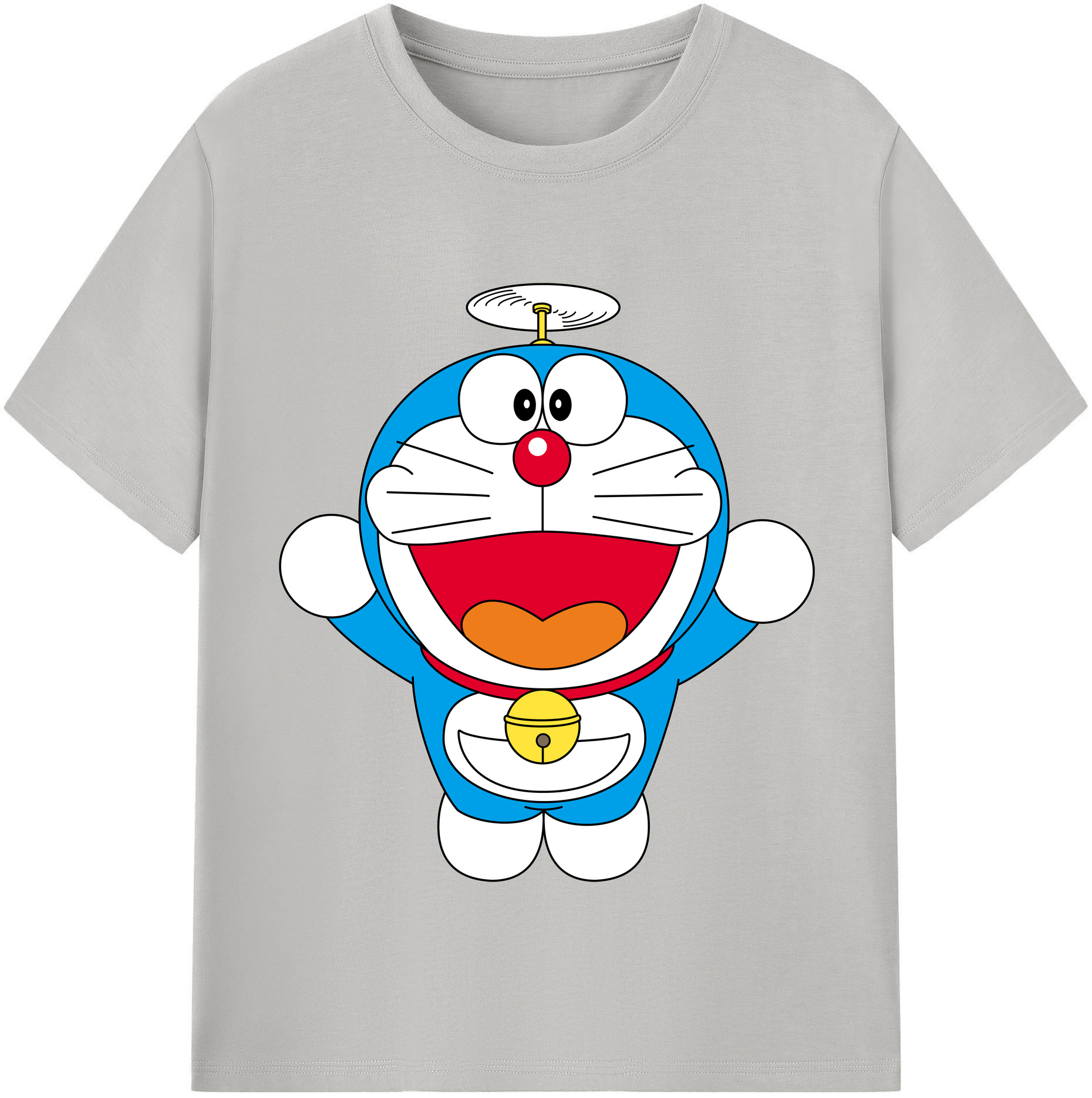 （画像用） ドラえもん Doraemon レディースカジュアルプリントTシャツ（綿100％）