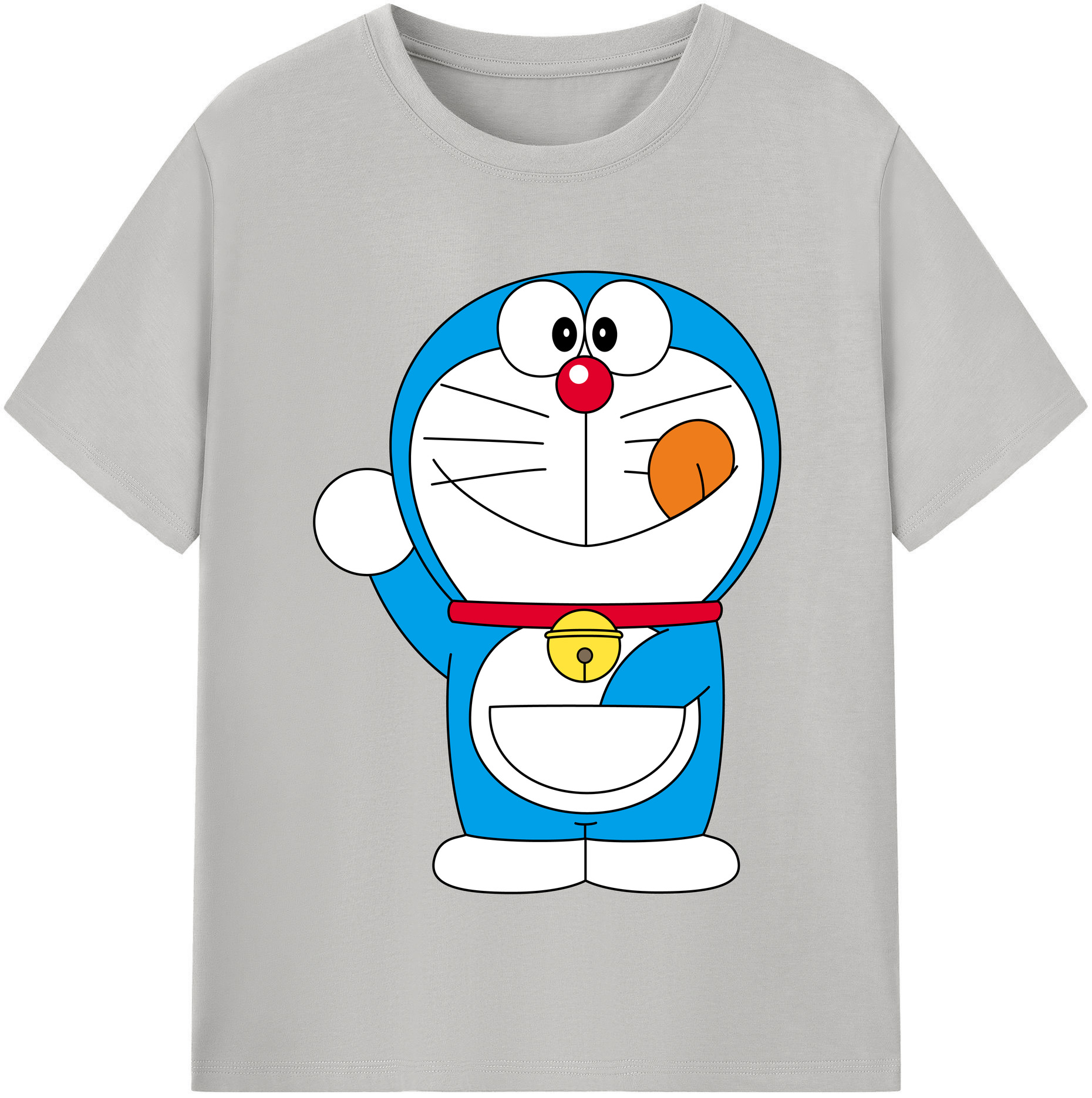 （画像用） ドラえもん Doraemon レディースカジュアルプリントTシャツ（綿100％）