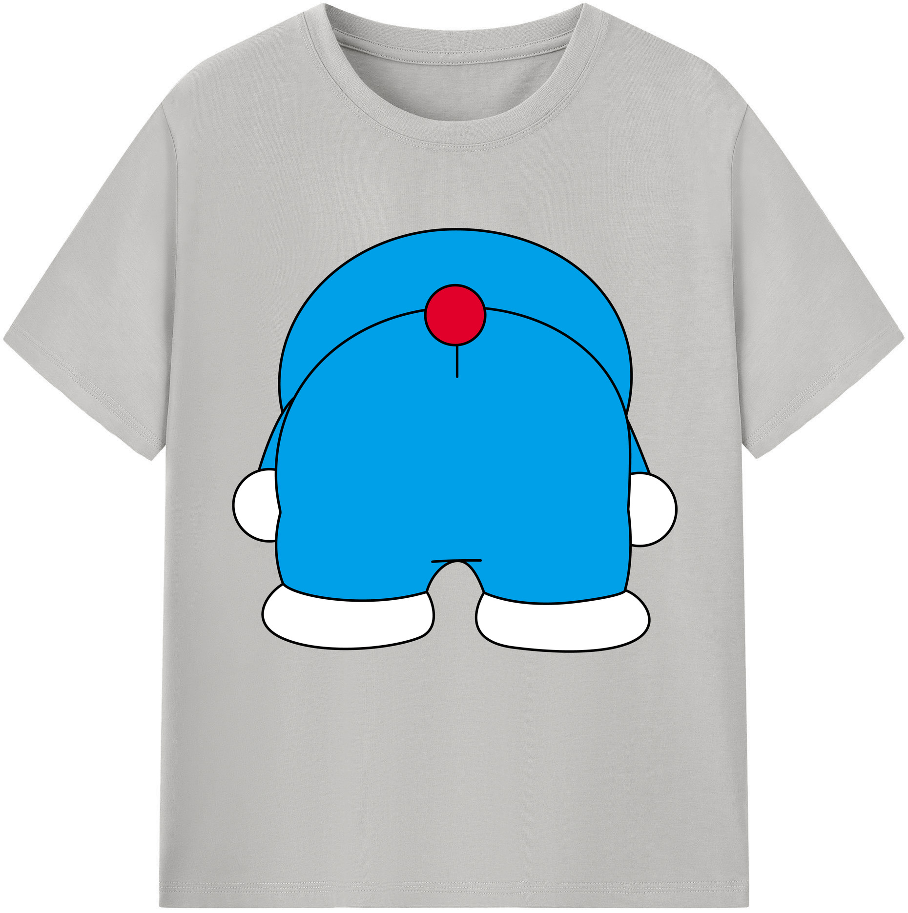 （画像用） ドラえもん Doraemon レディースカジュアルプリントTシャツ（綿100％）