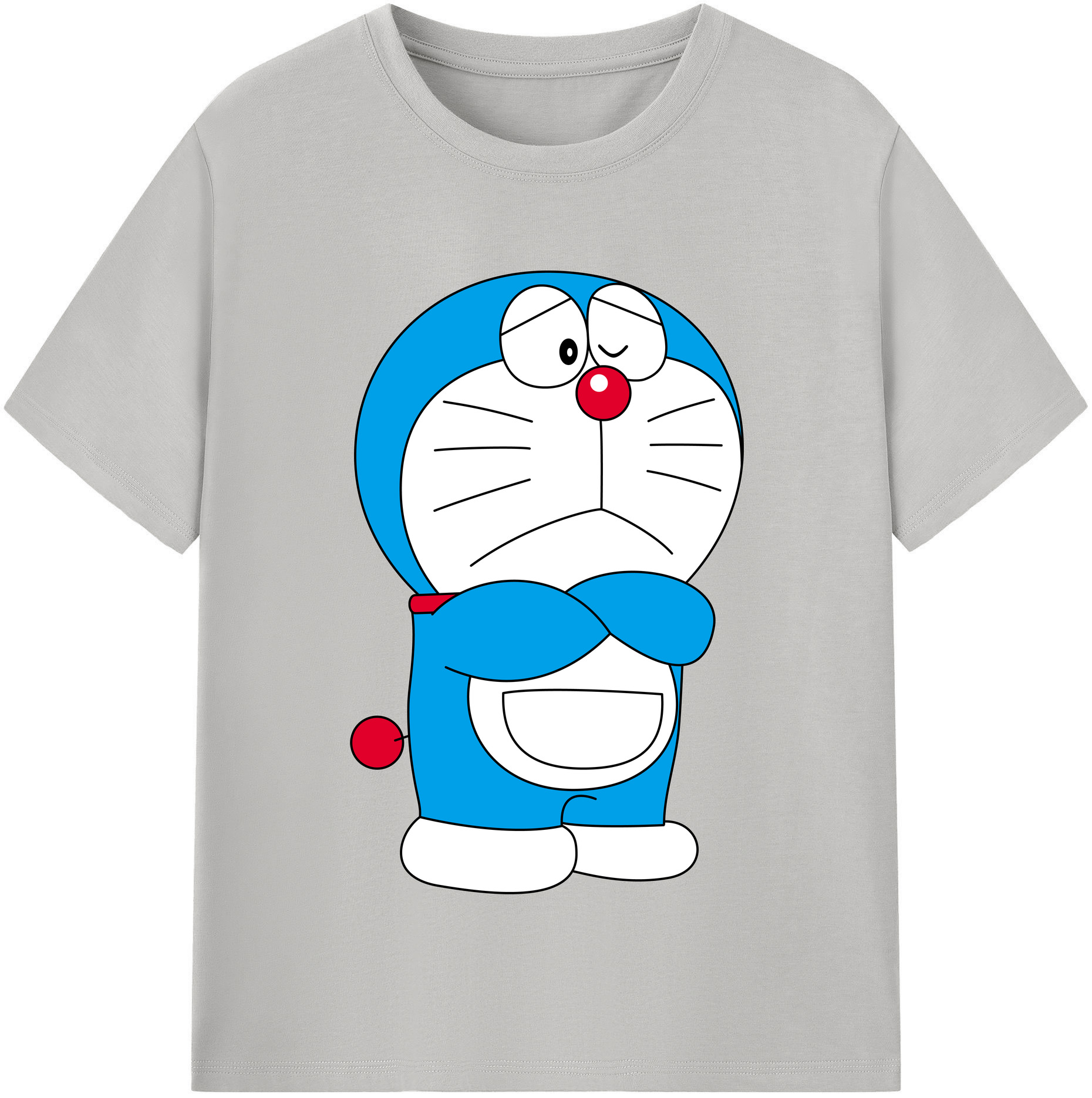（画像用） ドラえもん Doraemon レディースカジュアルプリントTシャツ（綿100％）