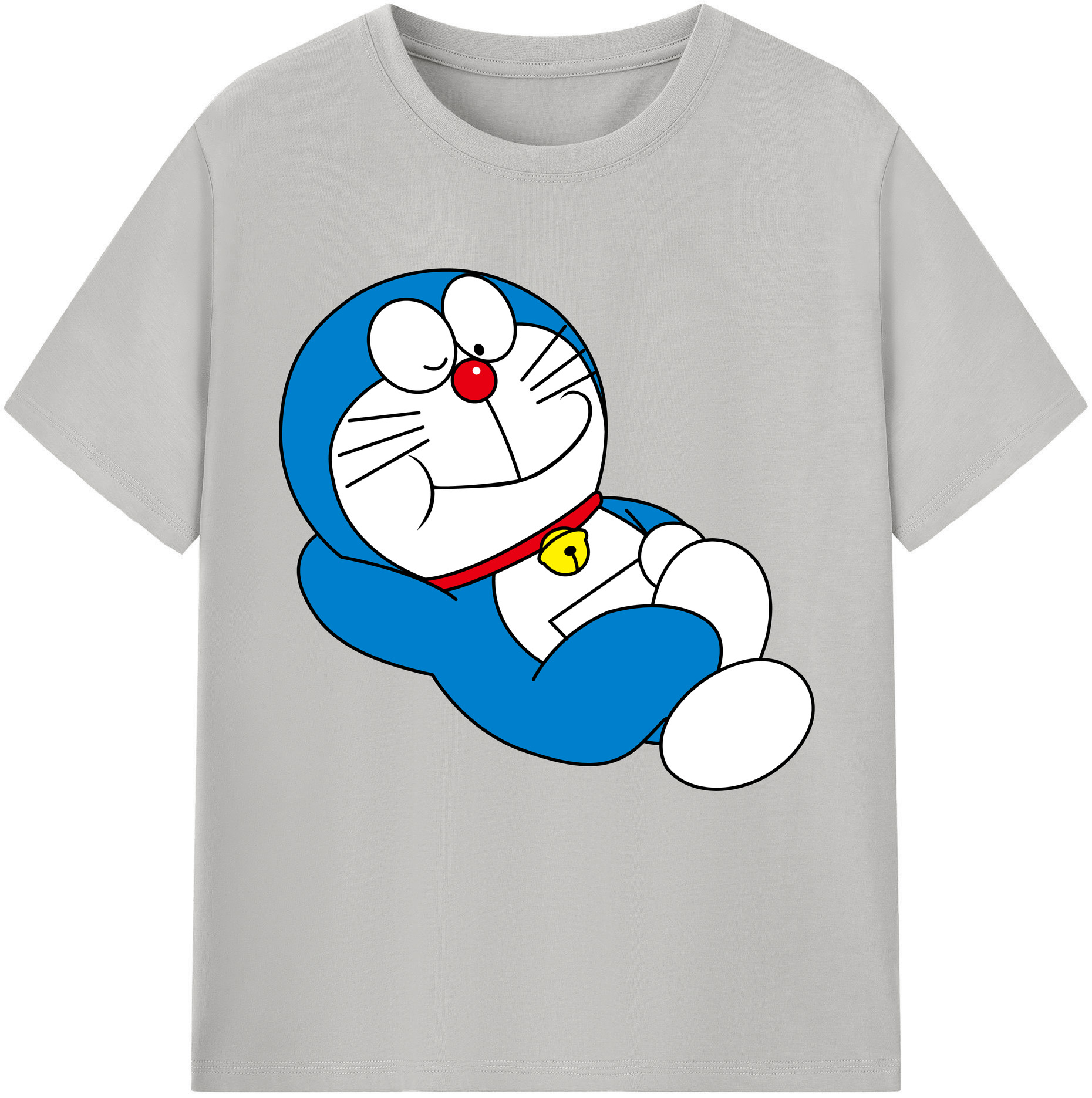 （画像用） ドラえもん Doraemon レディースカジュアルプリントTシャツ（綿100％）