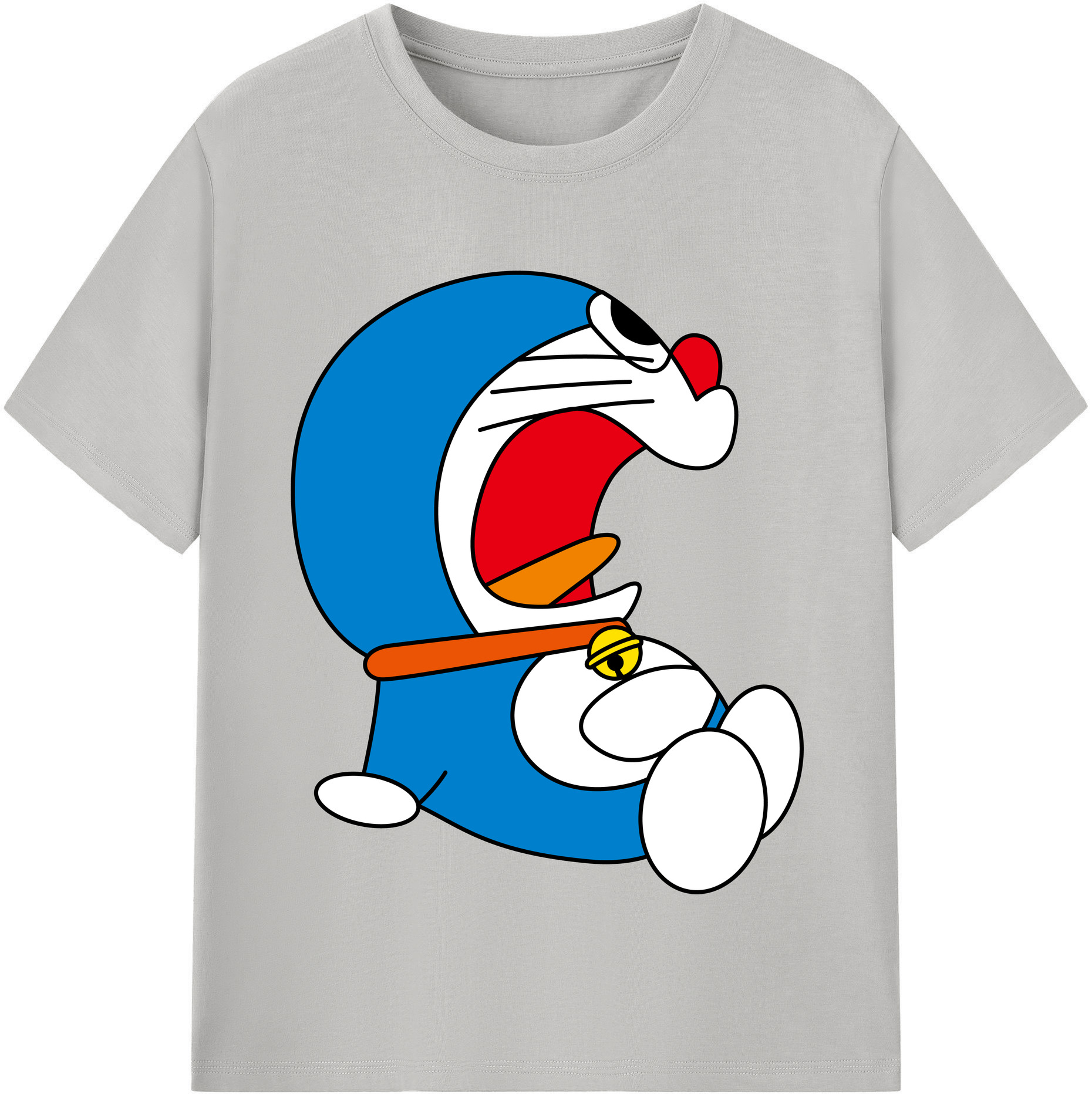 （画像用） ドラえもん Doraemon レディースカジュアルプリントTシャツ（綿100％）