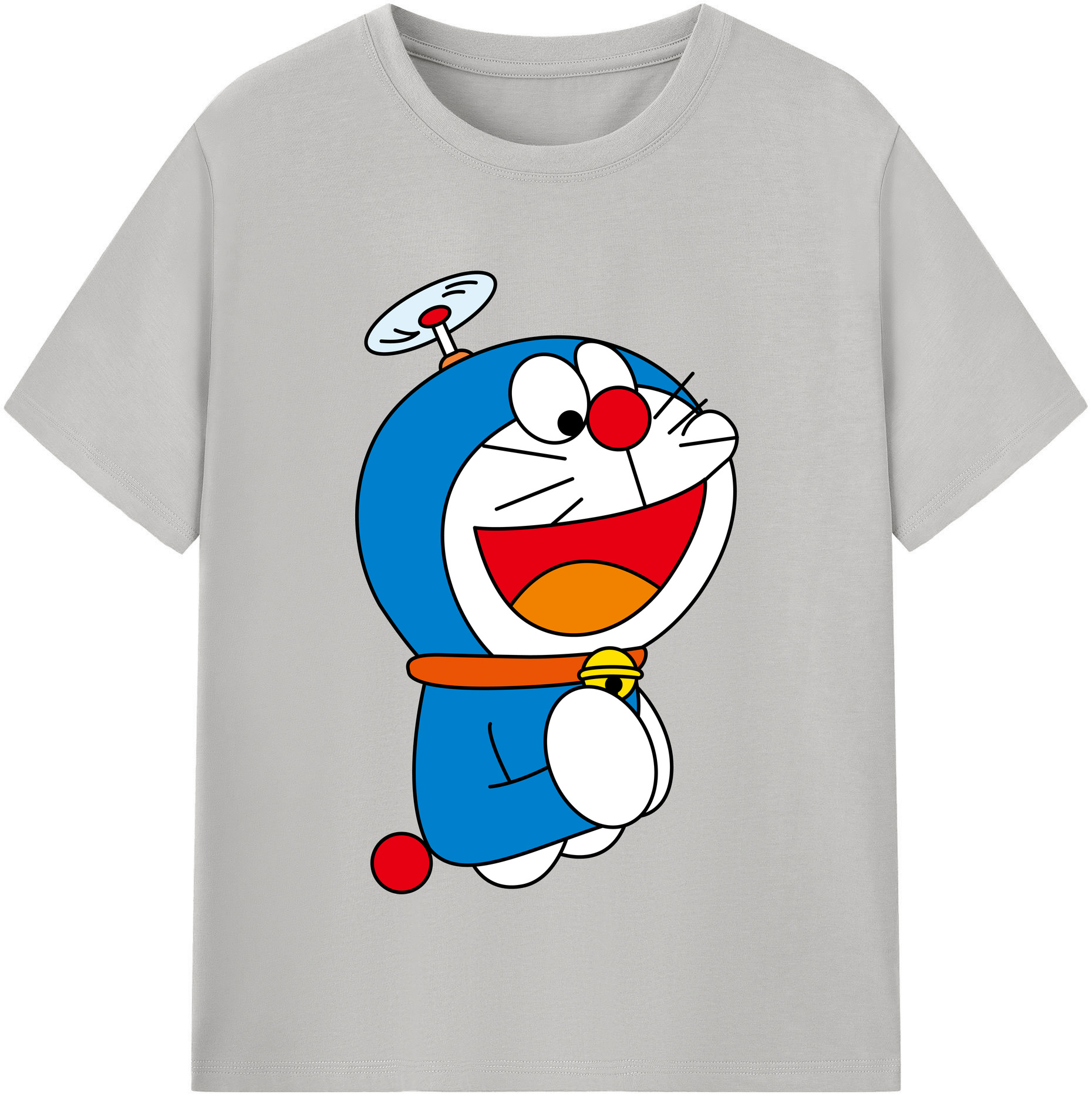 （画像用） ドラえもん Doraemon レディースカジュアルプリントTシャツ（綿100％）