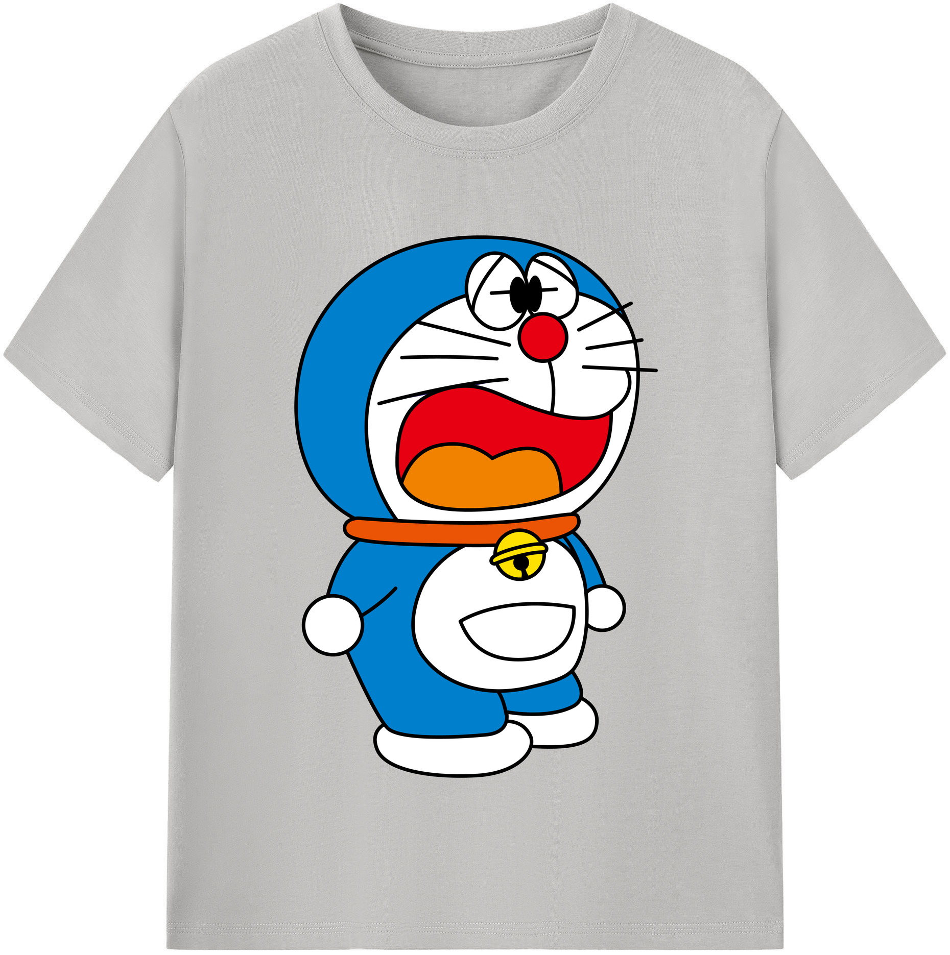 （画像用） ドラえもん Doraemon レディースカジュアルプリントTシャツ（綿100％）