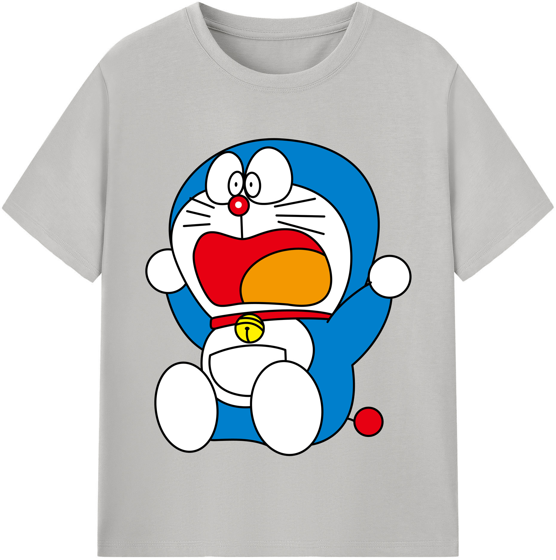 （画像用） ドラえもん Doraemon レディースカジュアルプリントTシャツ（綿100％）