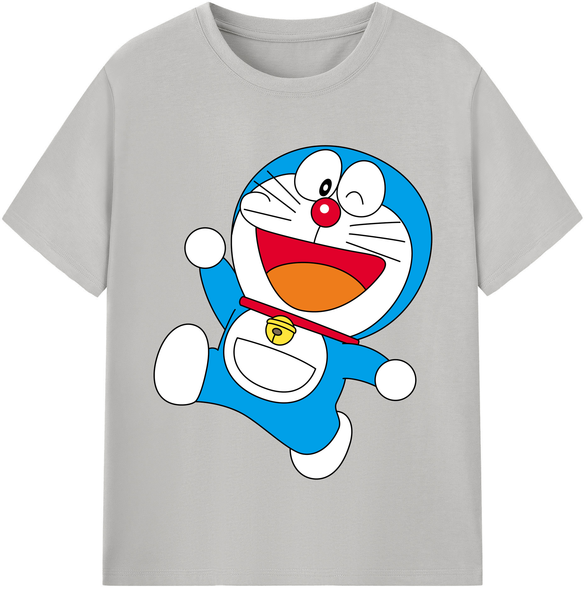 （画像用） ドラえもん Doraemon レディースカジュアルプリントTシャツ（綿100％）
