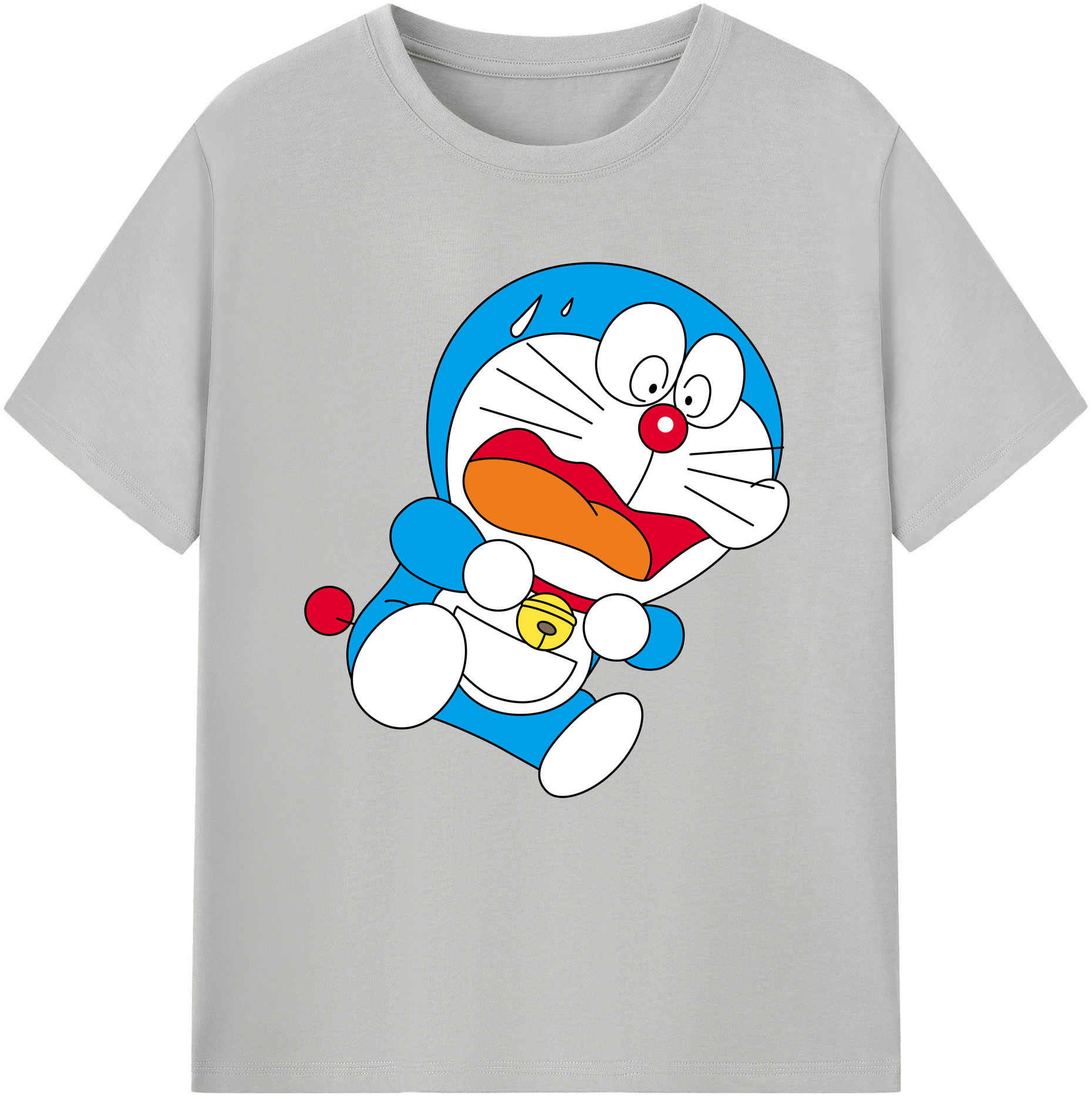 （画像用） ドラえもん Doraemon レディースカジュアルプリントTシャツ（綿100％）