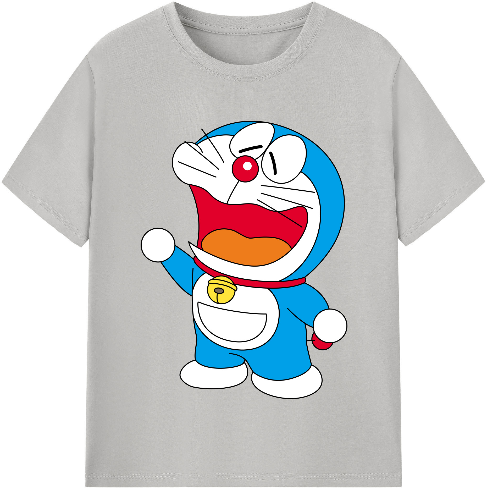 （画像用） ドラえもん Doraemon レディースカジュアルプリントTシャツ（綿100％）